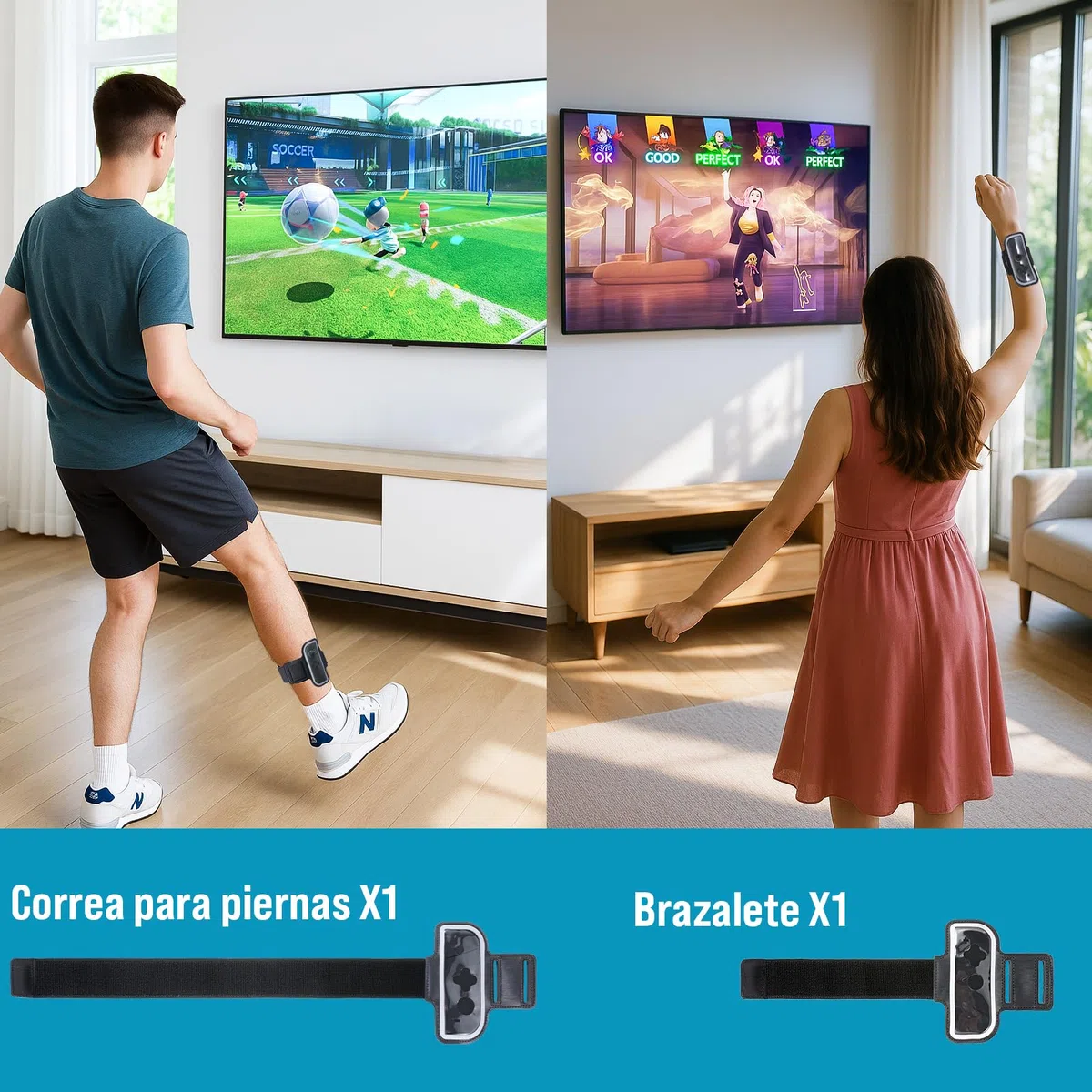 LONGYI Switch 2 Juego de Accesorios Deportivos para Switch 2 12 en 1 Paquete de Accesorios Deportivos para JoyCon, Fiesta Familiar Paquete de Accesorios de Juegos Deportivos