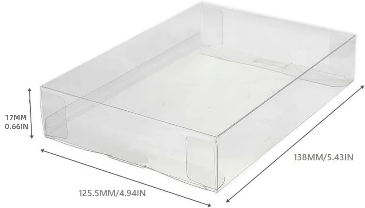 CHILDMORY 10 fundas protectoras transparentes para caja de cartuchos DS NDS Games