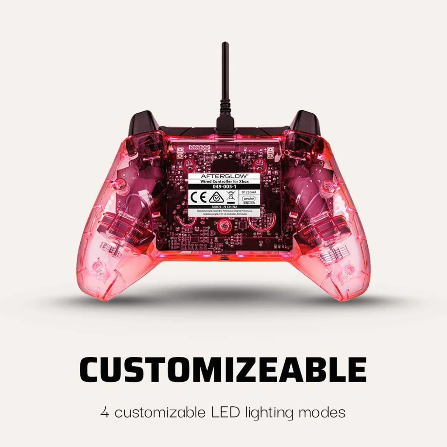 PDP Mando con cable Afterglow para Xbox y Series X/S Azul (Prismatic)