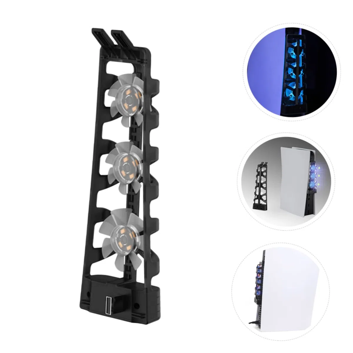 Alipis Consola Ventilador De Enfriamiento del Gamepad Cubo De Enfriamiento De Aire Ventilador De Refrigeración para Host Ventilador del Radiador Abdominales Enfriador Consola De Juego