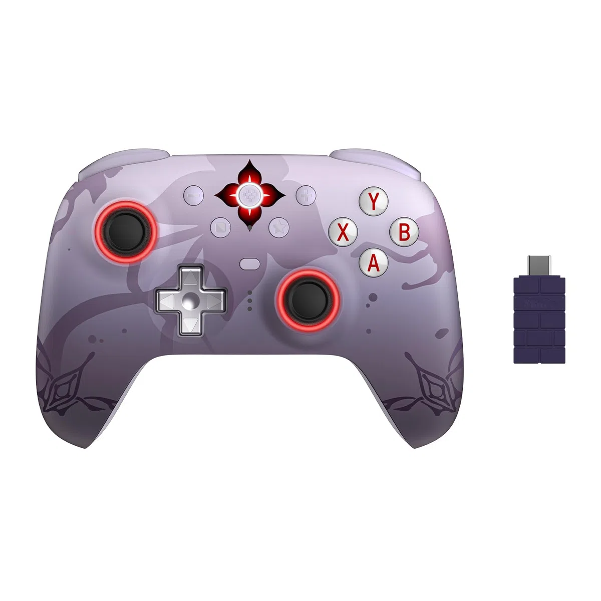 8BitDo Ultimate 2 Wireless Controller for Windows, Apple, Steam & Android, TMR Joysticks, Hall/Tactile Triggers, Motion Control,1000Hz Polling Rate -Evernight(Officially Licensed by Honkai: Star Rail)