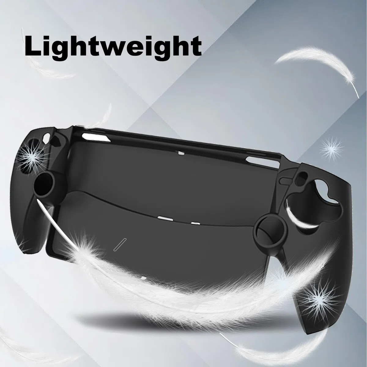 Funda para Sony PlayStation Portal, Ligera Suave TPU Anti-arañazos, Anti Drop Anti-Choque Case para Sony PlayStation Portal, Negro