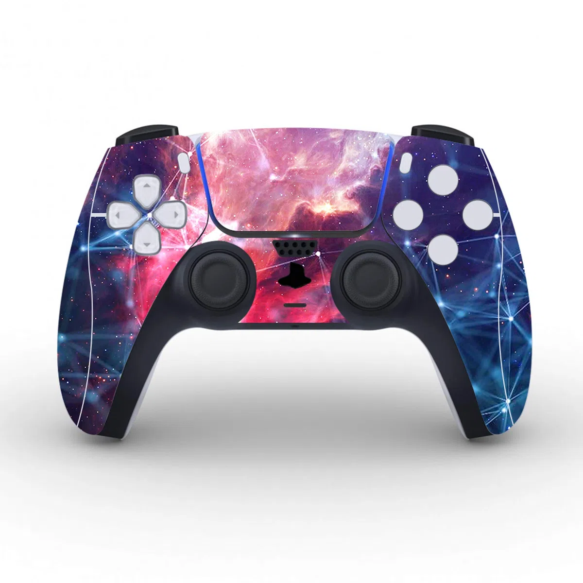PlayVital Calcomanía Vinilo para ps5 Edición Disc - Pegatina Completa para Consola, Control, Estación de Recarga, Control Remoto y Audífonos, Skins Cubierta Protectora Adhesiva(Espacio Galáctico)