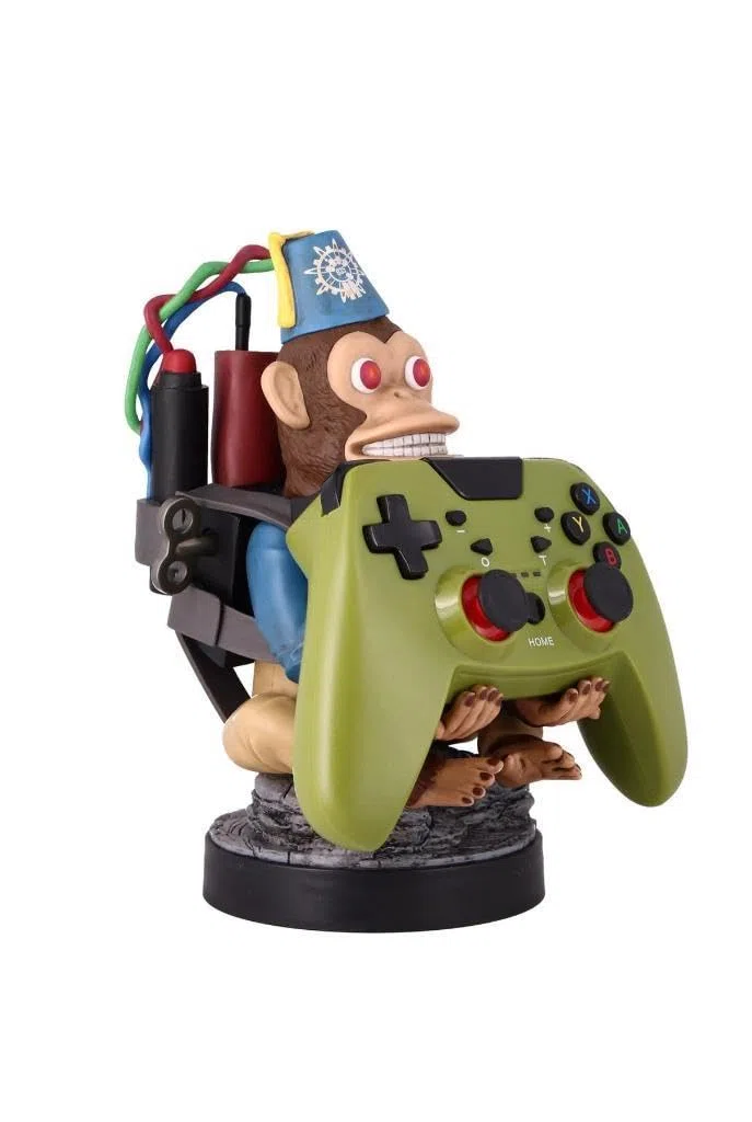Exquisite Gaming Call of Duty Monkeybomb - Soporte Original para teléfono móvil y Controlador de Juegos, Cable Guys, Figura con Licencia