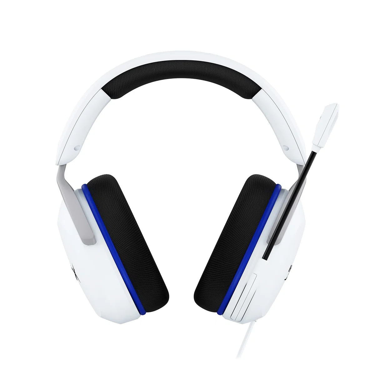 HyperX Cloud Stinger 2 Core, Cascos gaming para Playstation, Drivers de 40 mm y Audio Envolvente, 3.5 mm, Micrófono Plegable con cancelación de ruido - Blanco