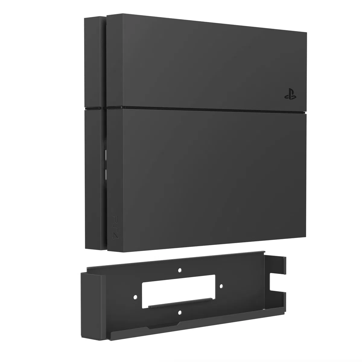 Monzlteck Soporte de Pared para PS4 Original (Modelo Antiguo), Cerca o detrás de la TV, Ahorra Espacio