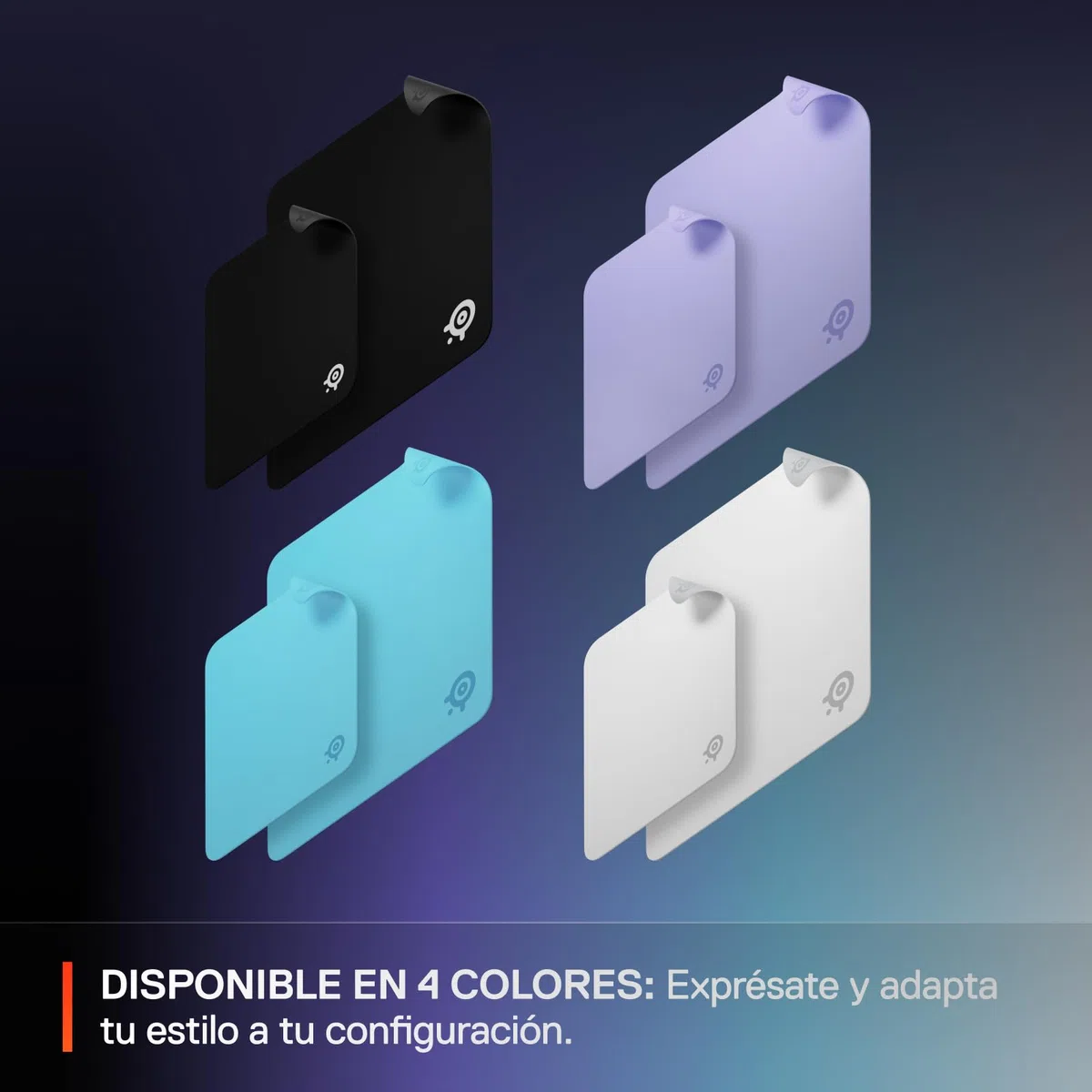 SteelSeries QcK Alfombrilla Gaming Grande - Aqua - Base Antideslizante - Seguimiento y Estabilidad Top - Optimizada para sensores - 450mm x 400mm - FPS, MOBA, RTS, MMO