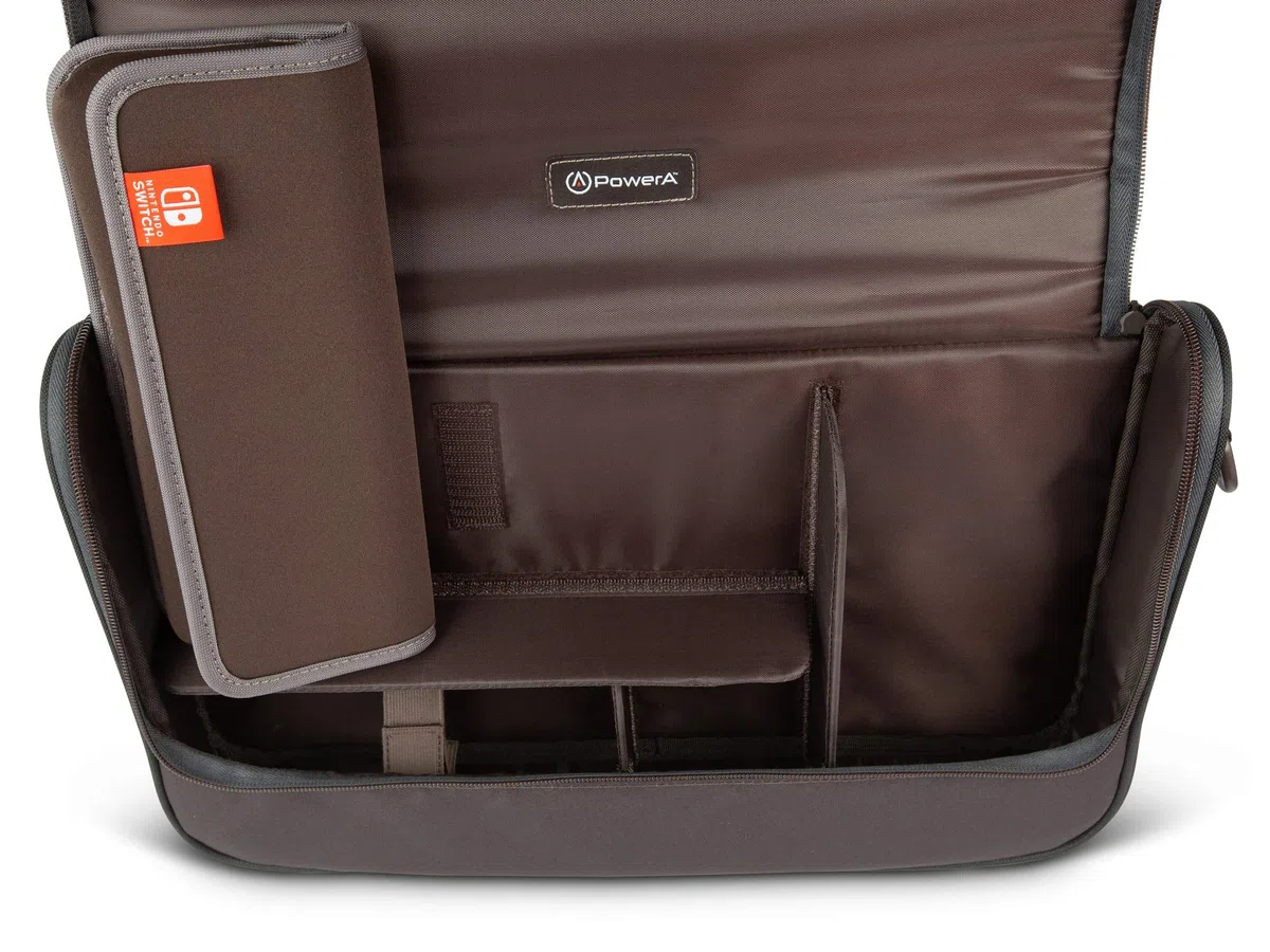 PowerA - Bolso bandolera para Nintendo Switch o Nintendo Switch Lite, con estuche de transporte y estuche para accesorios