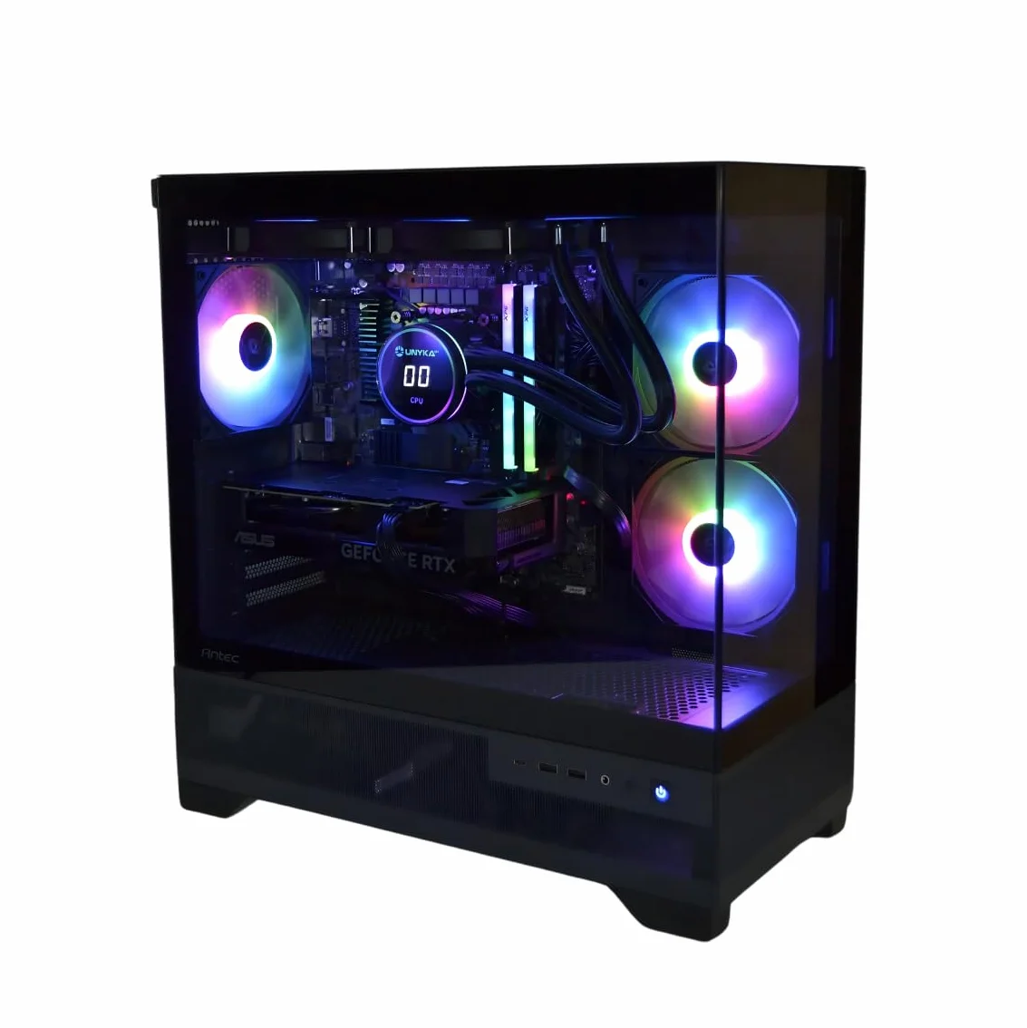 TrendingPC PC Gaming AMD Ryzen 7 8700f X 8x5,0ghz • NVIDIA RTX 5070 12gb • 32gb RAM DDR5 6000mhz • WiFi 6 y Bluetooth 5.2 • SSD m.2 1tb • Refrigeración Líquida 240mm • Windows 11 Pro • PC Gamer