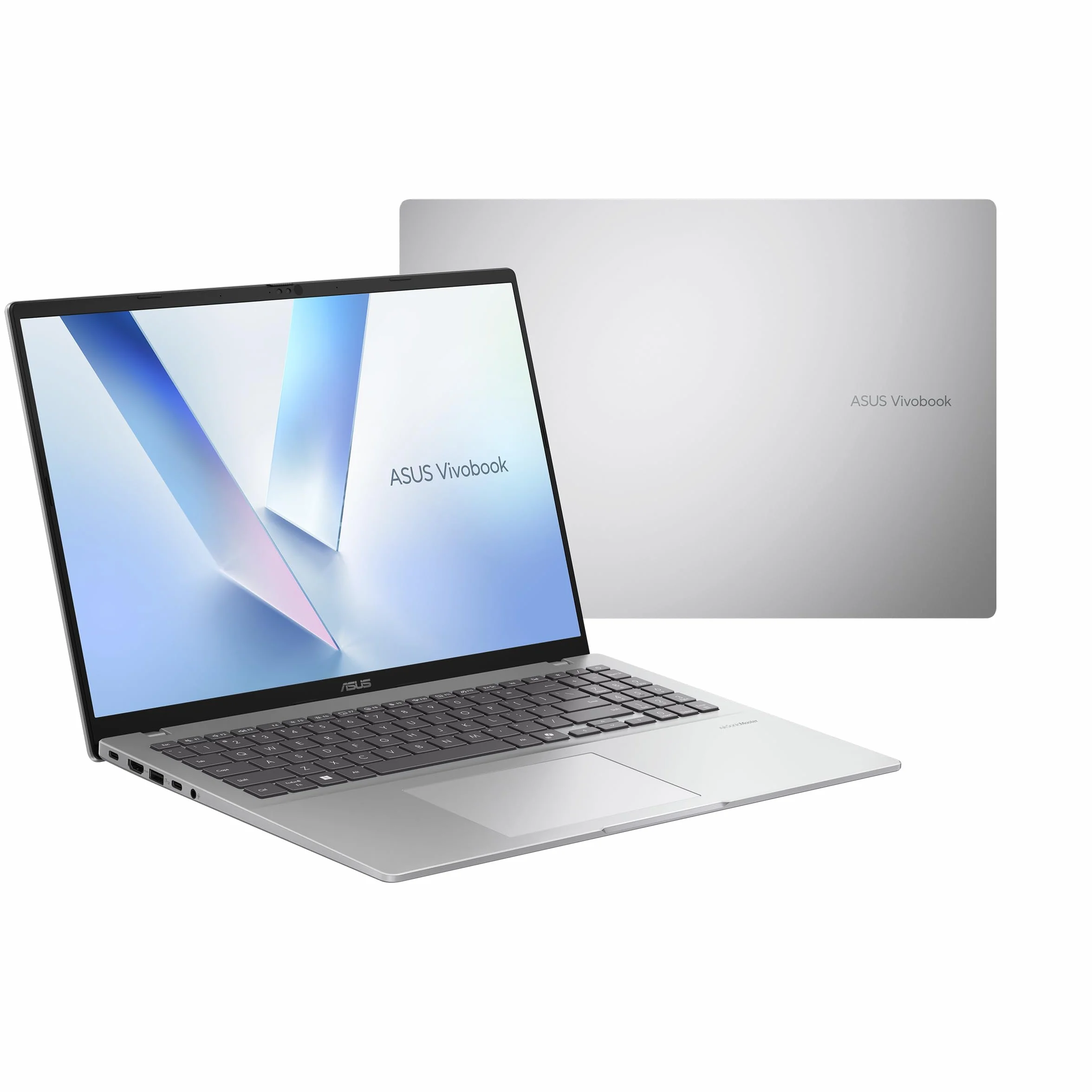 ASUS Vivobook 16 M1607KA-MB171W Copilot+ PC - Ordenador Portátil WUXGA (AMD Ryzen AI 5 330, 16GB RAM, 512GB SSD, Radeon 820M, Windows 11 Home) Plata Fría - Tec. QWERTY ESP