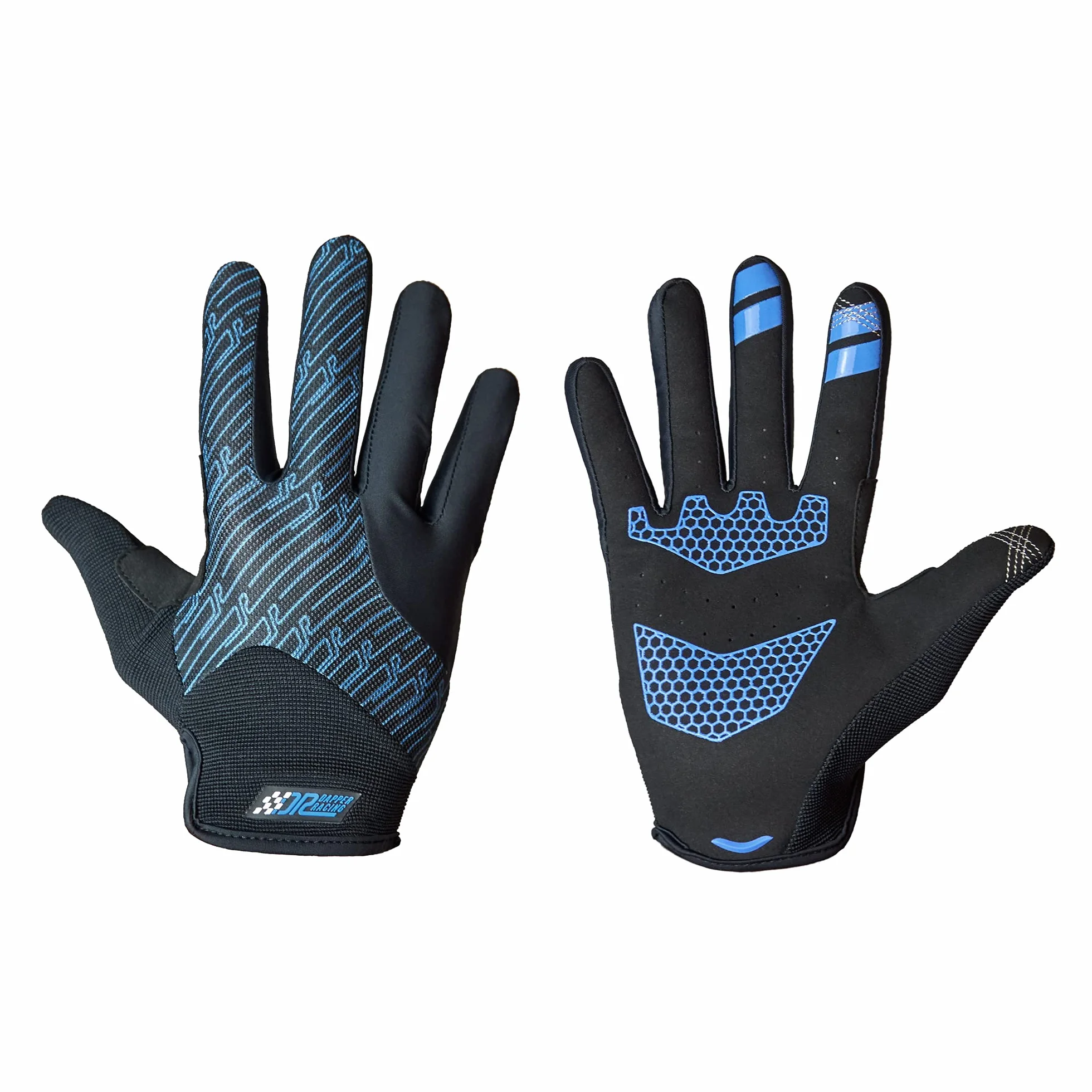 Guantes SIMRACING Aptos para Pantalla táctil | Refuerzo en la Palma | Silicona Antideslizante para Agarre óptimo | Ligeros y Transpirables | Diseñados para Amantes de simuladores