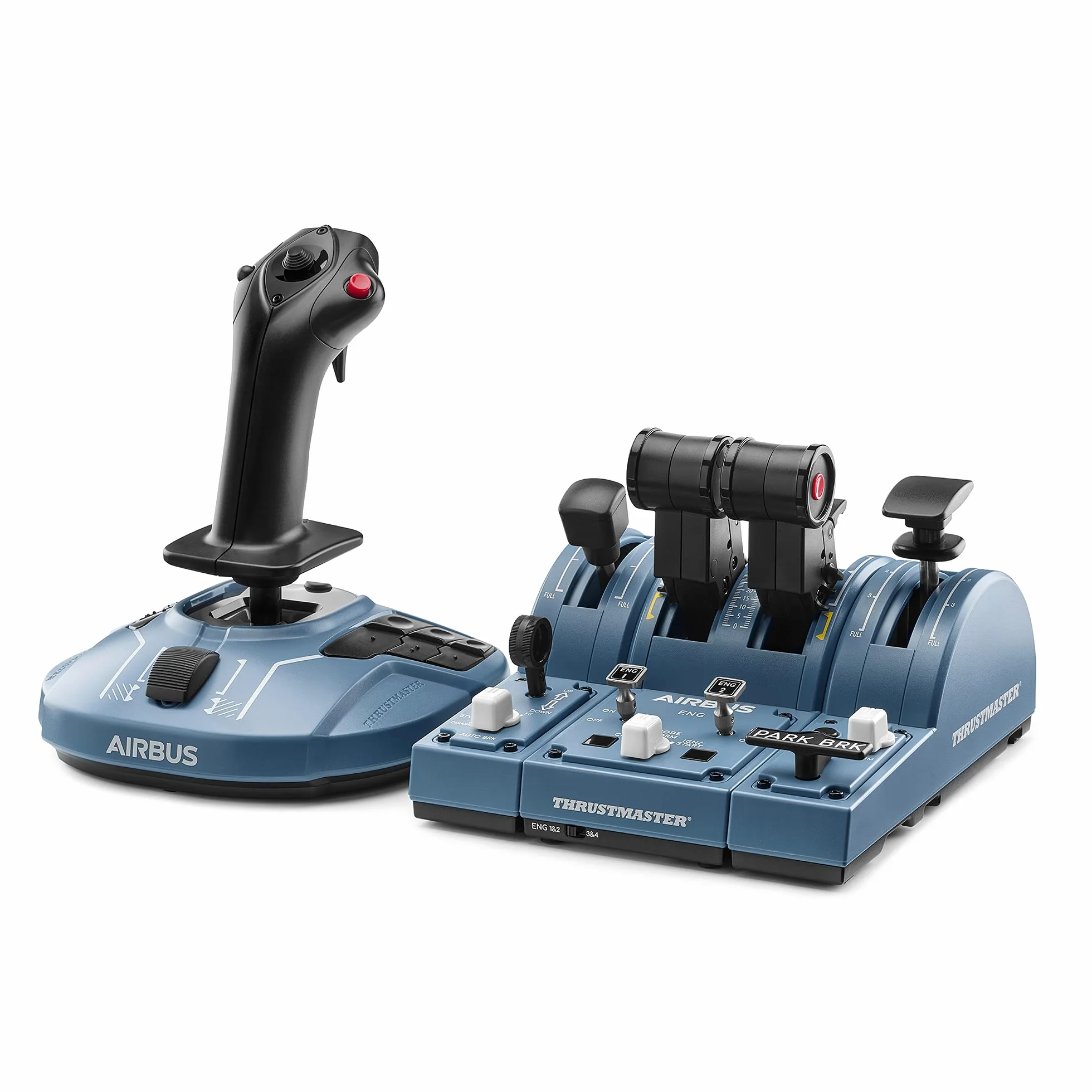 Thrustmaster TCA Captain Pack Airbus Edition Réplicas ergonómicas - Compatible con PC