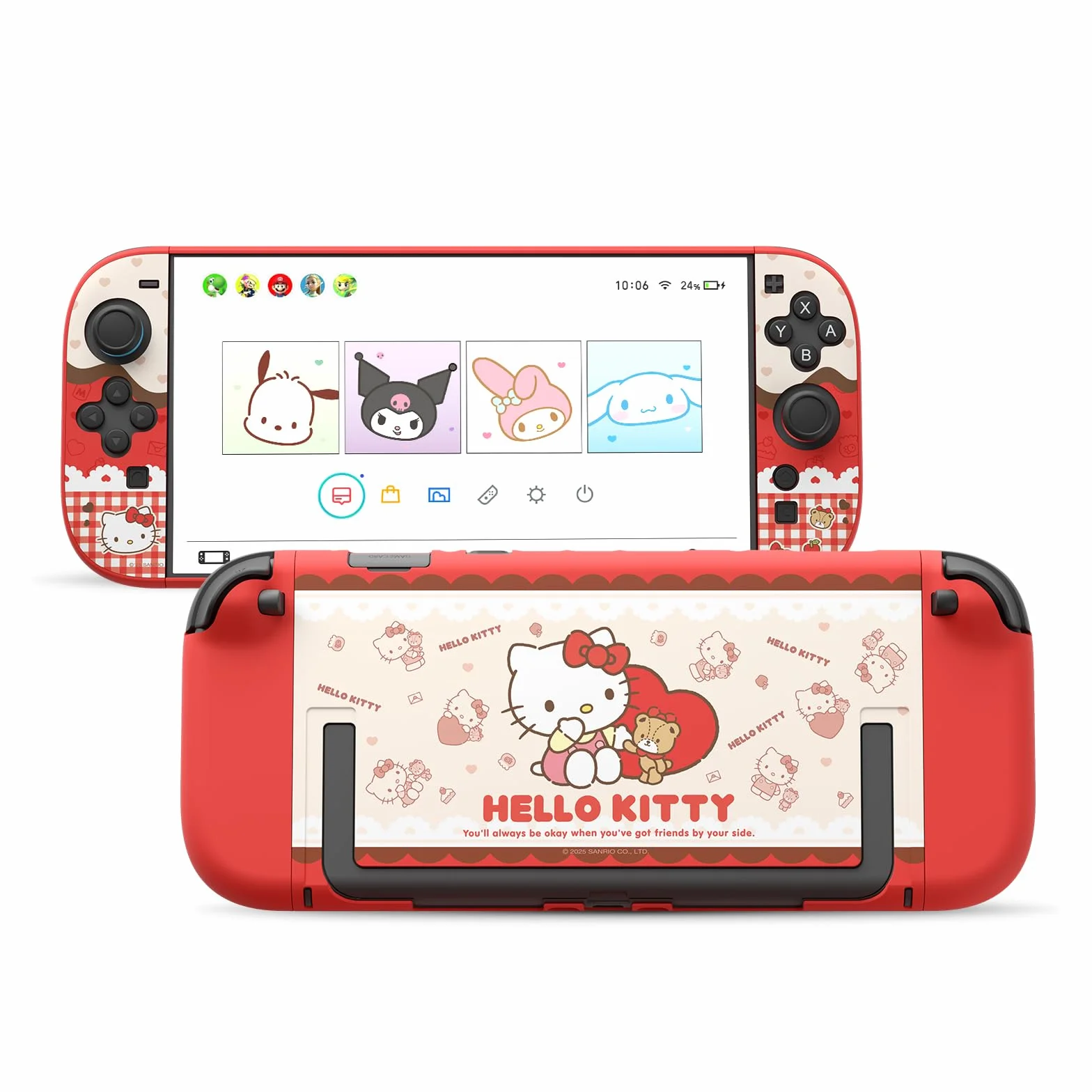 Kuitmor Funda acoplable para Nintendo Switch 2 2025, carcasa protectora delgada de policarbonato duro compatible con accesorios Switch 2 - HLK