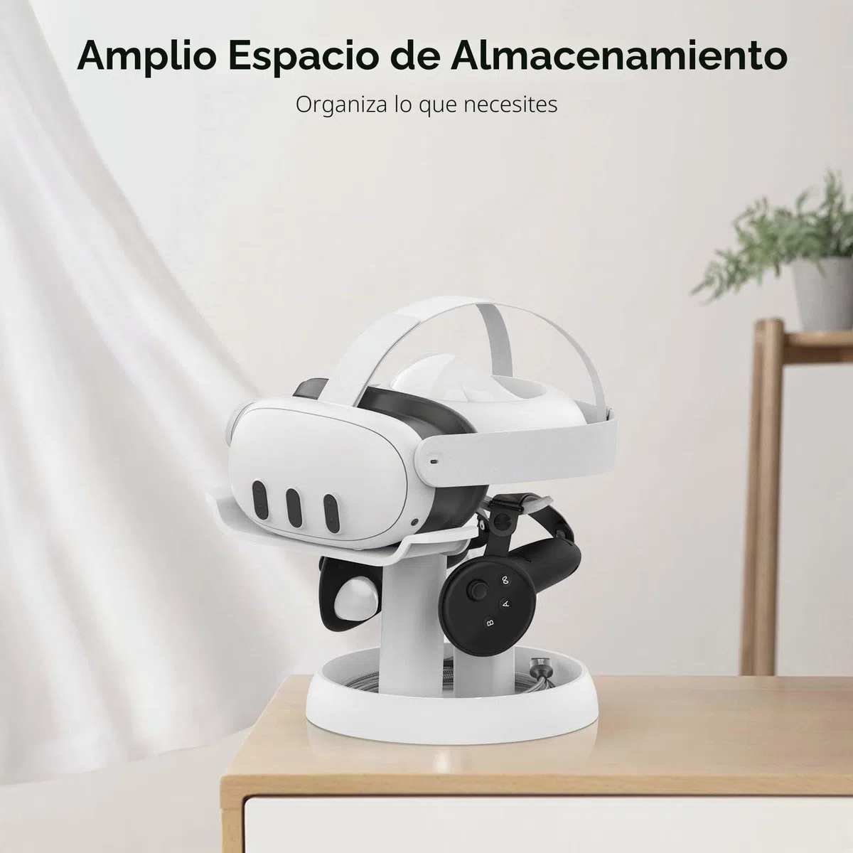 AMVR Soporte de Realidad Virtual, Accesorios de Compatible con Quest 3s, Quest 3, Auriculares Quest Pro, Meta Quest, para Quest 2, Pico 4,Rift o Rift S y Controladores táctiles