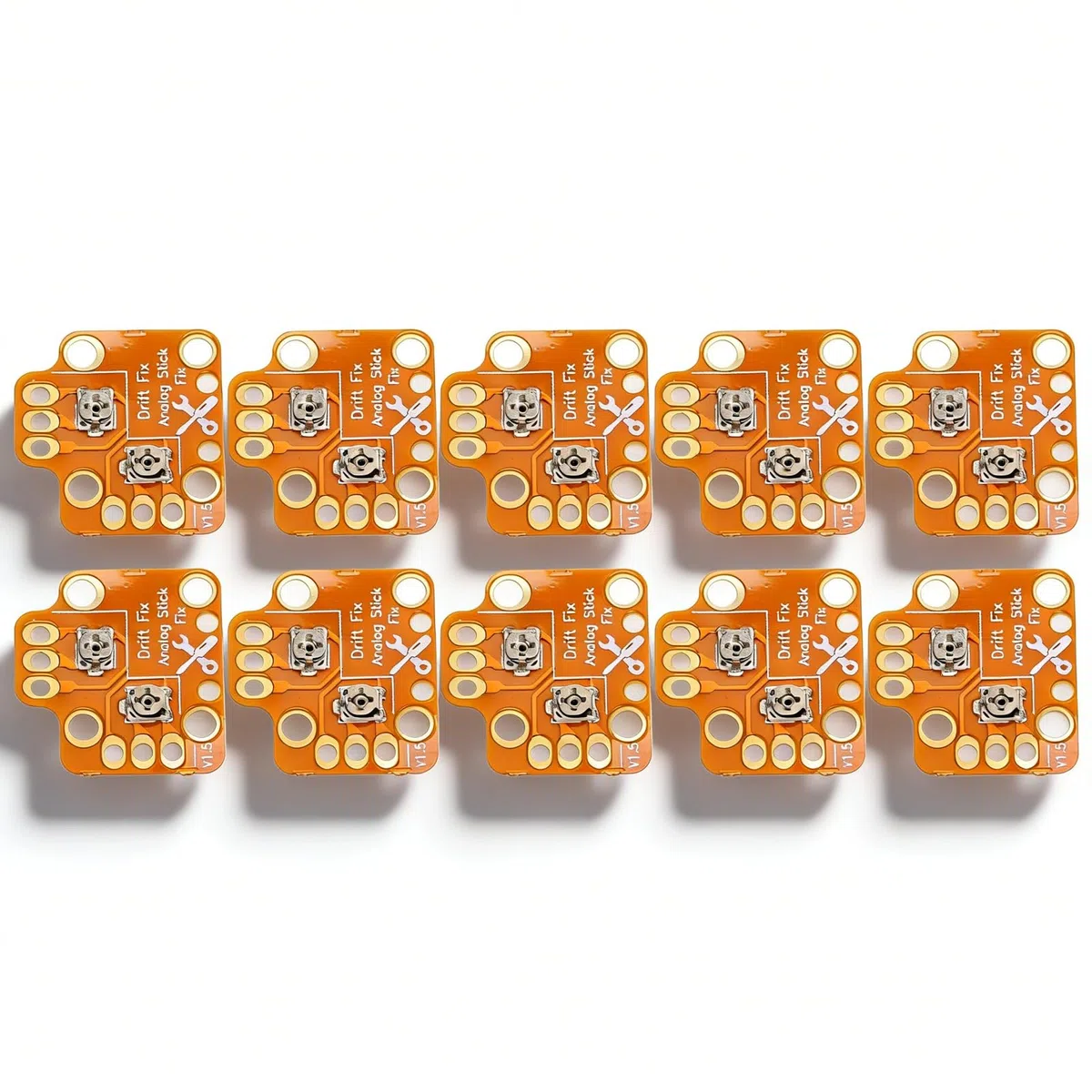 10Pcs Universal Gamepad Joystick Drift Repair Board, Gamepad Joystick Drift Repair Board, 3D Thumb Stick Drift Fix Mod para PS4 para PS5 para Xbox Gold