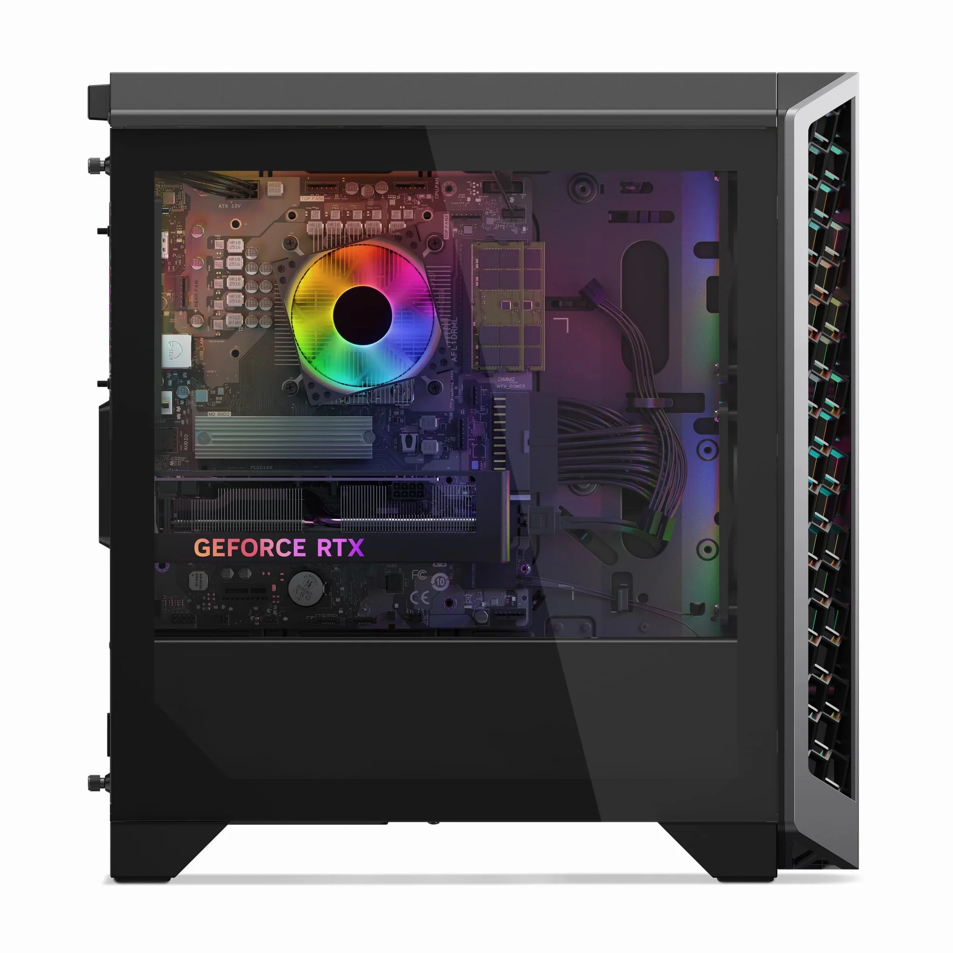 Lenovo LOQ Tower Gaming (AMD Ryzen 7 8745HX, NVIDIA GeForce RTX 5060, 16 GB RAM, 1 TB SSD, 26L, Wi-Fi 7, Sin Sistema Operativo) - Color Gris