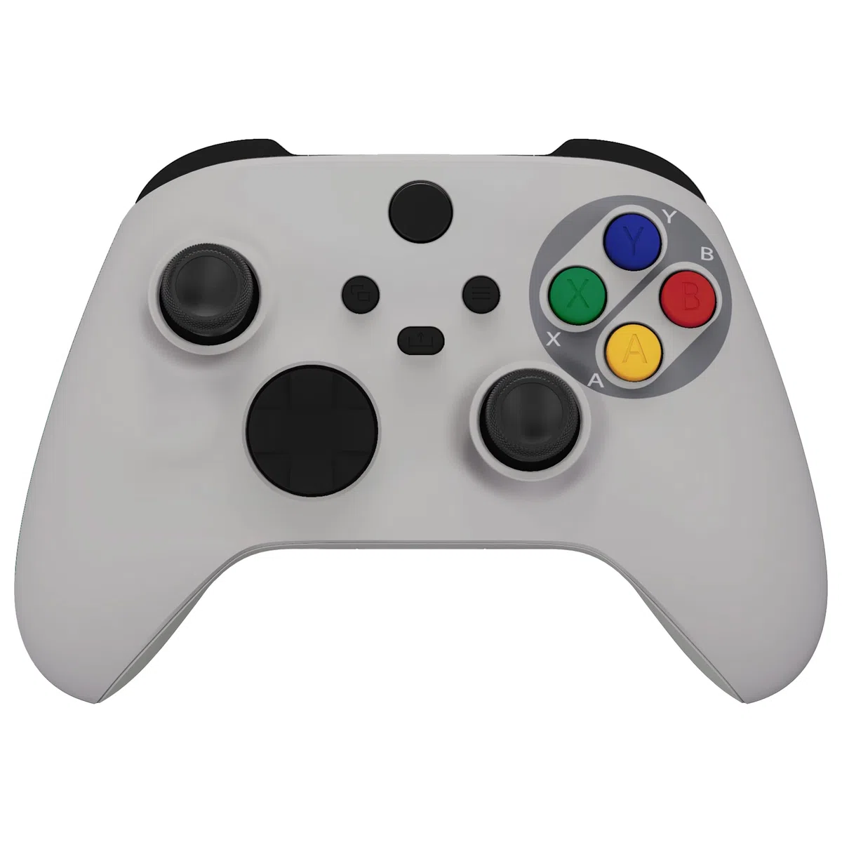 eXtremeRate Carcasa para Xbox Series X S Mando Carcasa Completa Protector Placa Trasera Funda Frontal Empuñadura Agarre Botones para Xbox Serie S X Control-No Incluye Mando(Clásico SFC SNES EU)