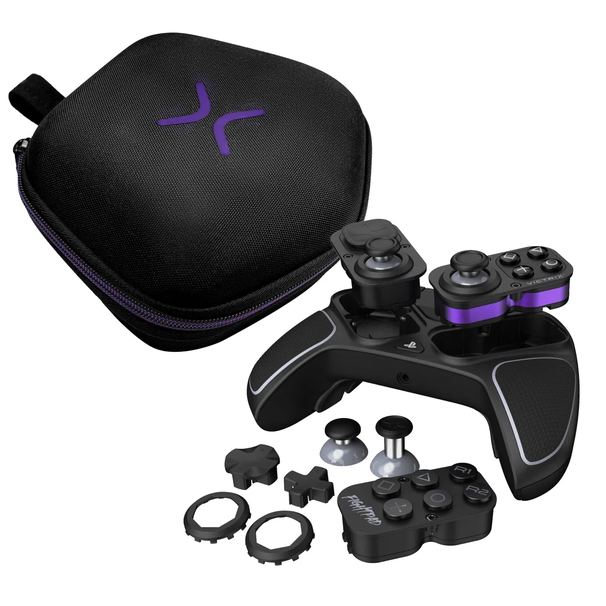Turtle Beach Victrix Pro BFG Reloaded Negro Mando modular inalámbrico para PS5 y PS4. Con licencia oficial de PlayStation para jugadores competitivos y de esports