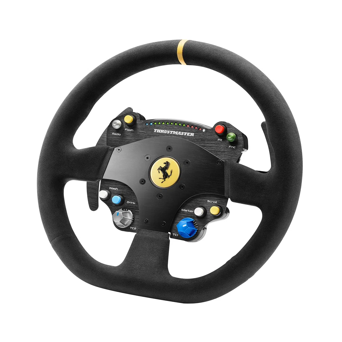 Thrustmaster TS-PC Racer - Volante Profesional con Force Feedback de 2ª Generación, Frontal de Metal, 25 Botones de Acción, LEDs de Revoluciones, Fuente de Alimentación Turbo, PC