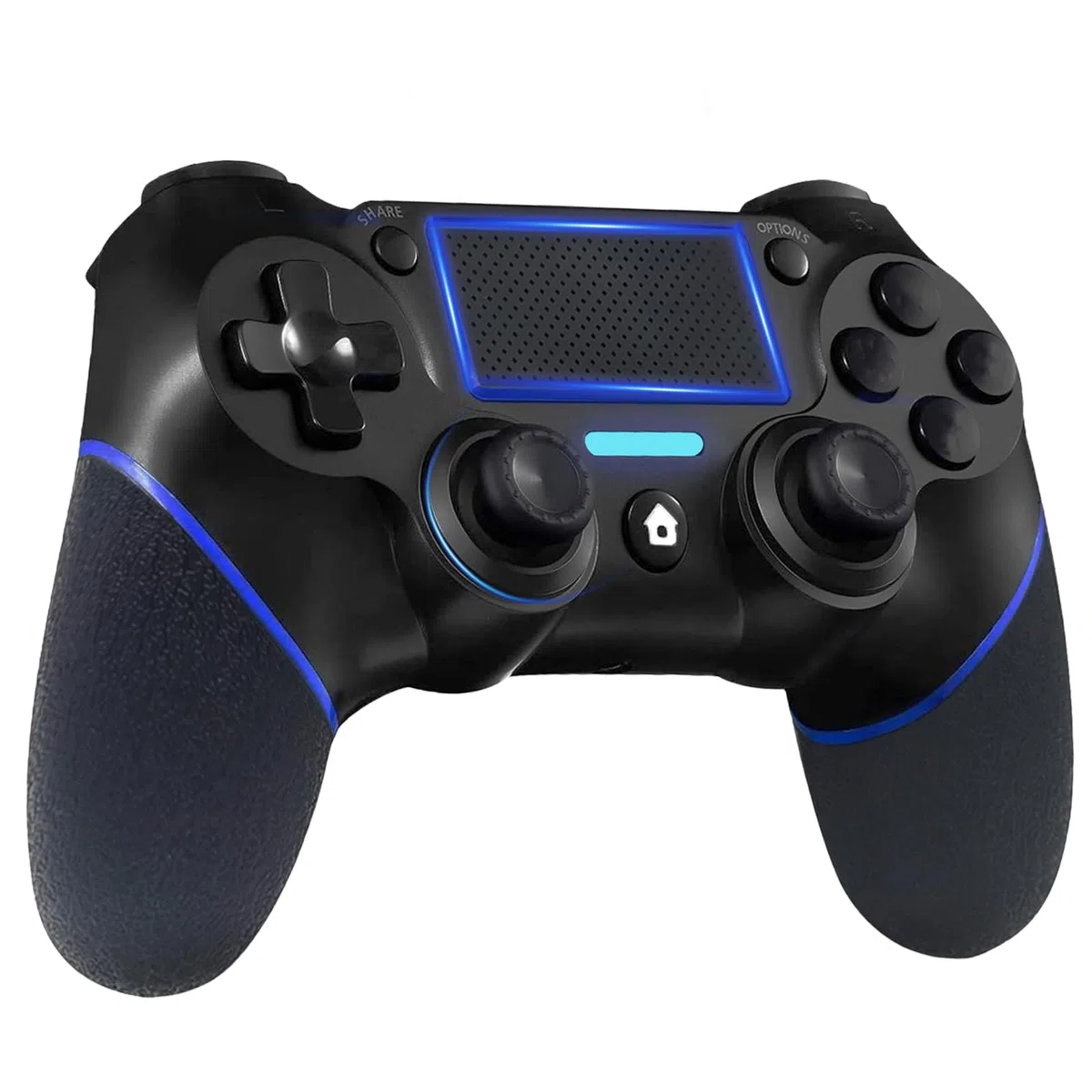 REKBOO Mando inalámbrico para PS4, Joystick Gamepad para PS4/Slim/Pro con Doble Motor de Vibración | Batería 600mah | Panel Táctil | Altavoz Audio Jack 3.5mm