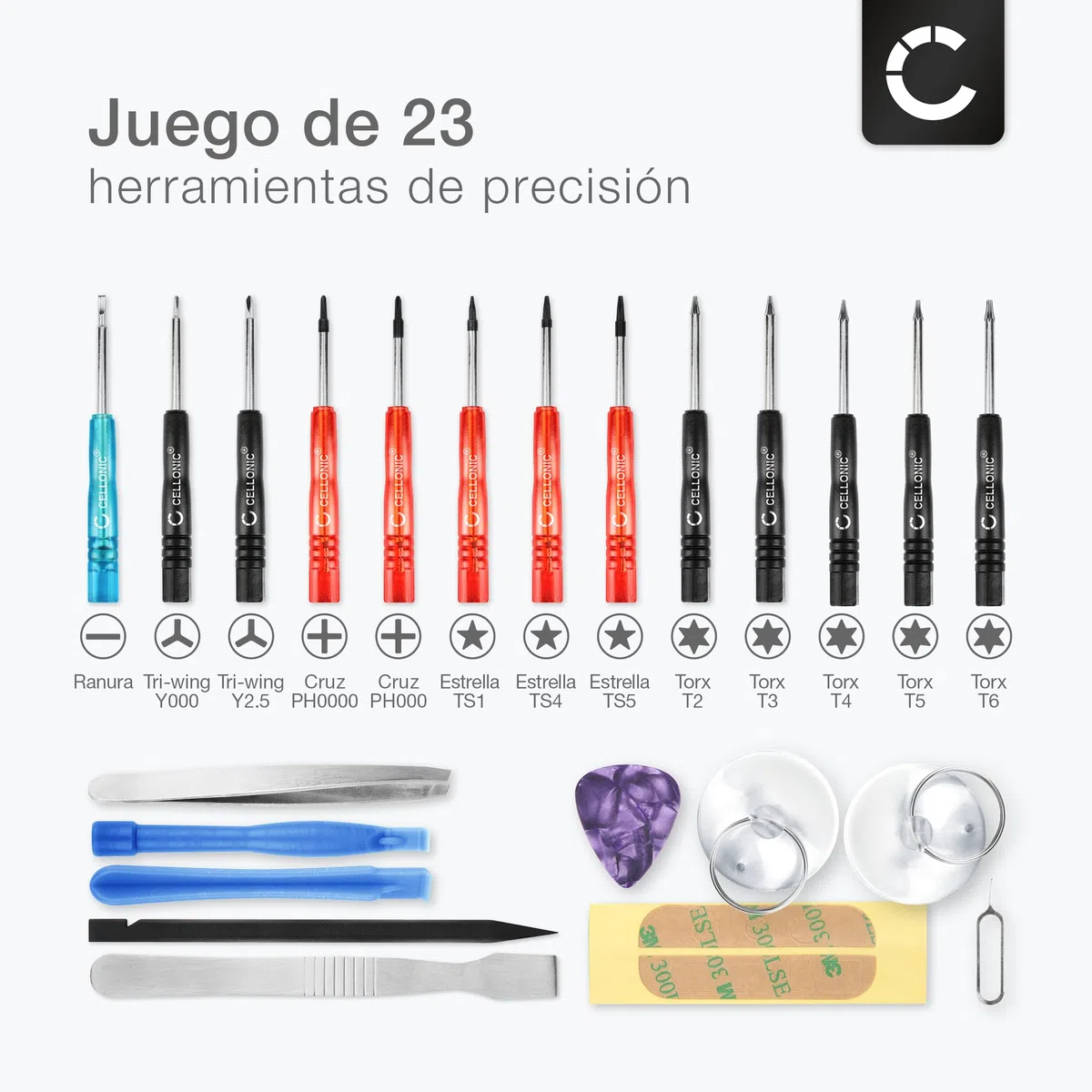 CELLONIC 1x Batería para Videoconsola Compatible con Sony PS Vita (PCH-1000 / PCH-1004), PS Vita (PCH-1100 / PCH-1104), SP65M - (2200mAh, 3.7V) + Juego de Herramientas