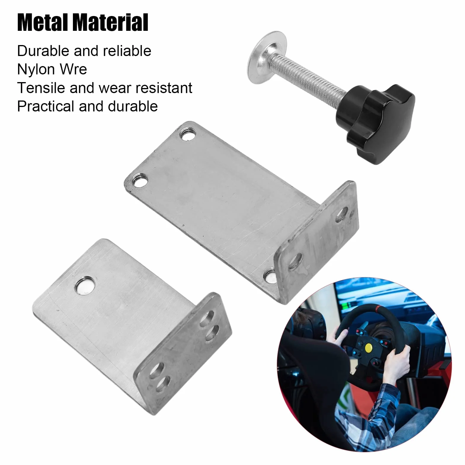 Soporte de Freno de Mano USB, Freno de Mano USB de 64 Bits para Juegos Sim Racing Soporte de Freno de Mano para G27 G25 G29 T500 T300 PC, Accesorio de Juego de Carreras de PC Plug And Play
