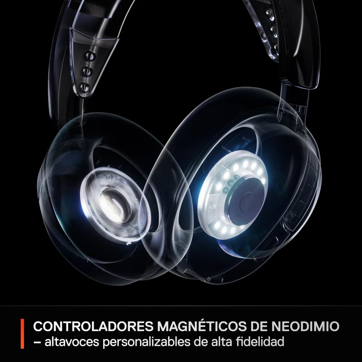 SteelSeries Arctis Nova 3P Wireless Auriculares Gaming multiplataforma - App - Batería 40h - Controladores magnéticos de neodimio - 2,4 GHz/Bluetooth - Micro extraíble - PS5, PS4, PC, Switch -Negro