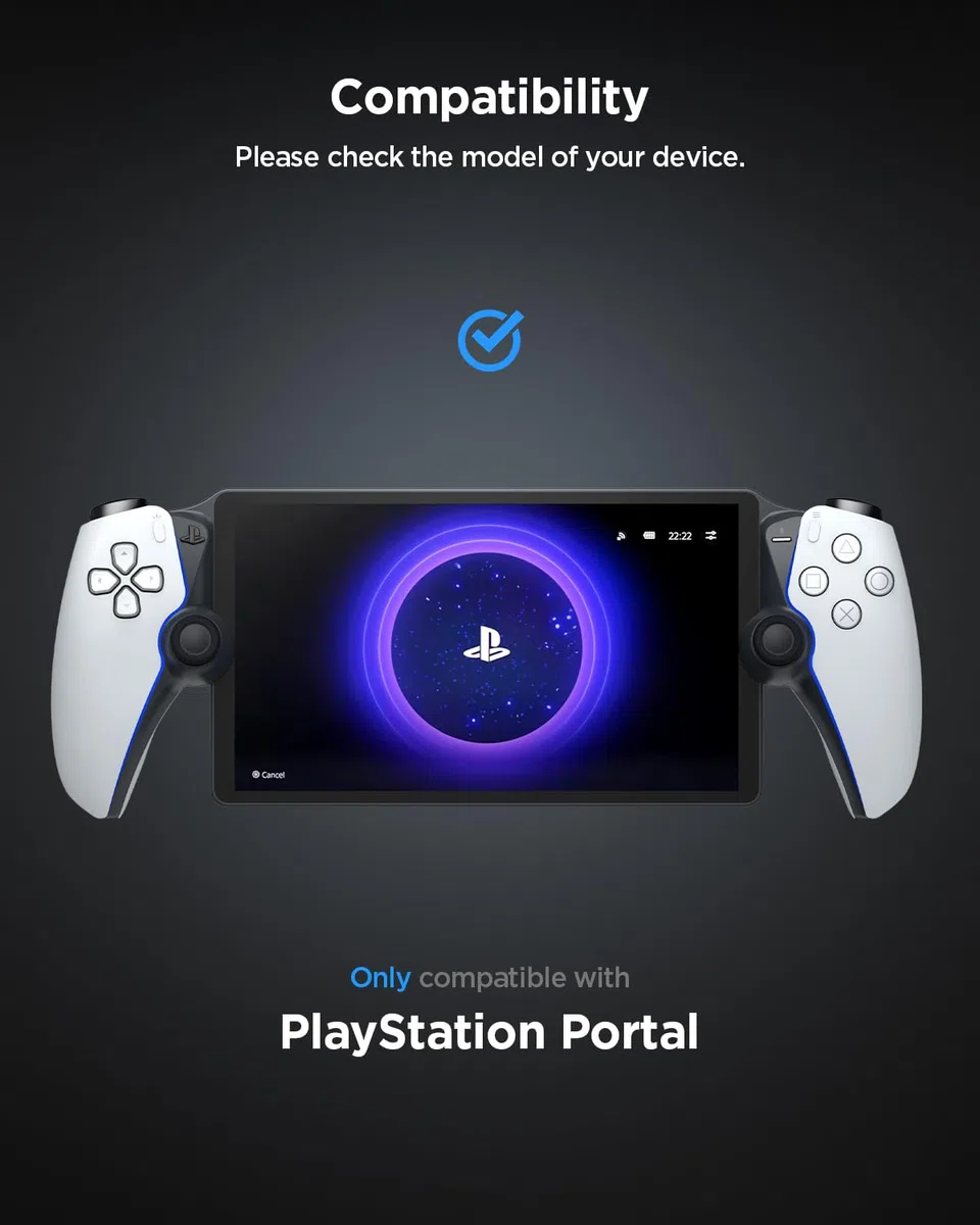 Spigen Funda Thin Fit Compatible con PlayStation Portal Remote Player - Negro