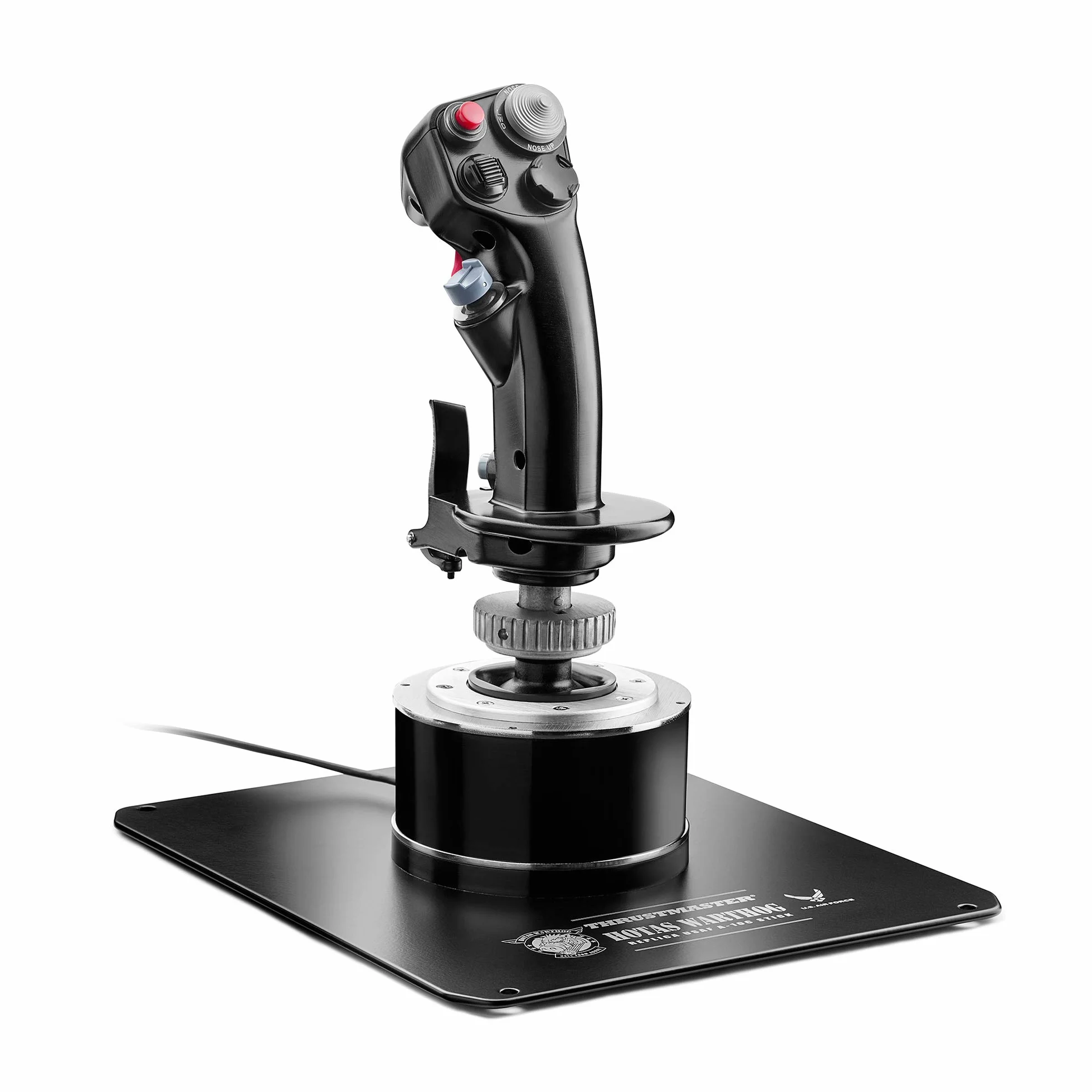 Thrustmaster Hotas Warthog Flightstick - Joystick de Vuelo Profesional (Réplica del A-10C, Construcción Íntegra en Metal, Tecnología Magnética H.E.A.R.T, PC) Negro