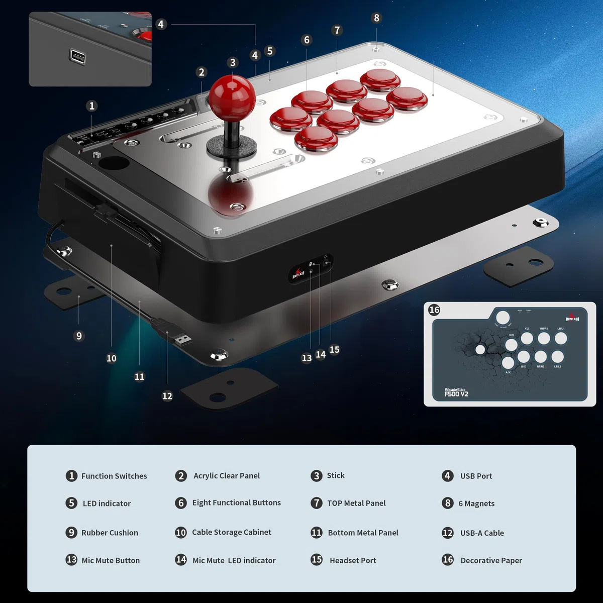 May Flash Mando Universal Arcade F500