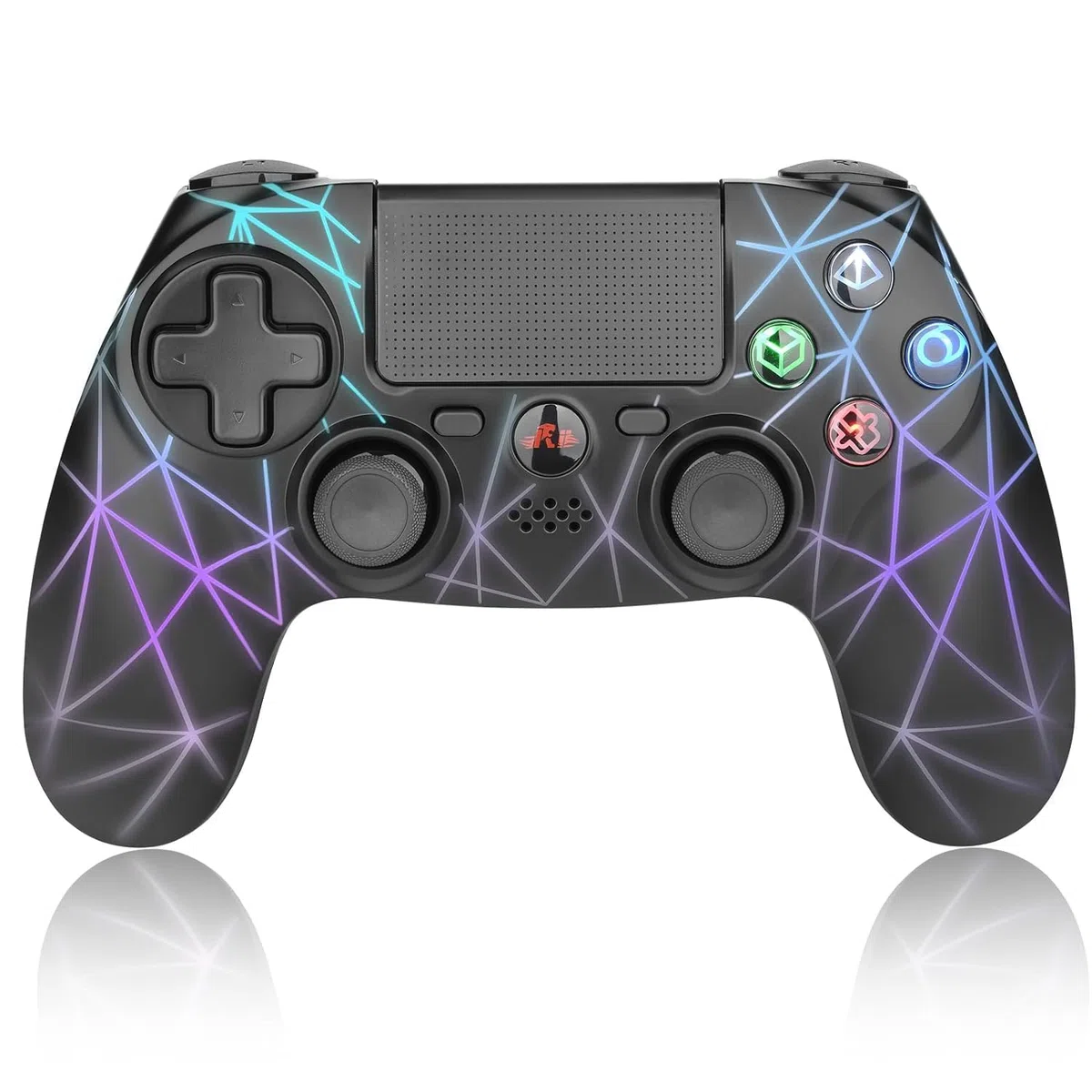 Rii GP600 Wireless Controller para PS4. Mando Gaming bluetooth con sistema de detección de 6 ejes y vibración de doble motor para PS4/Android/Windows.