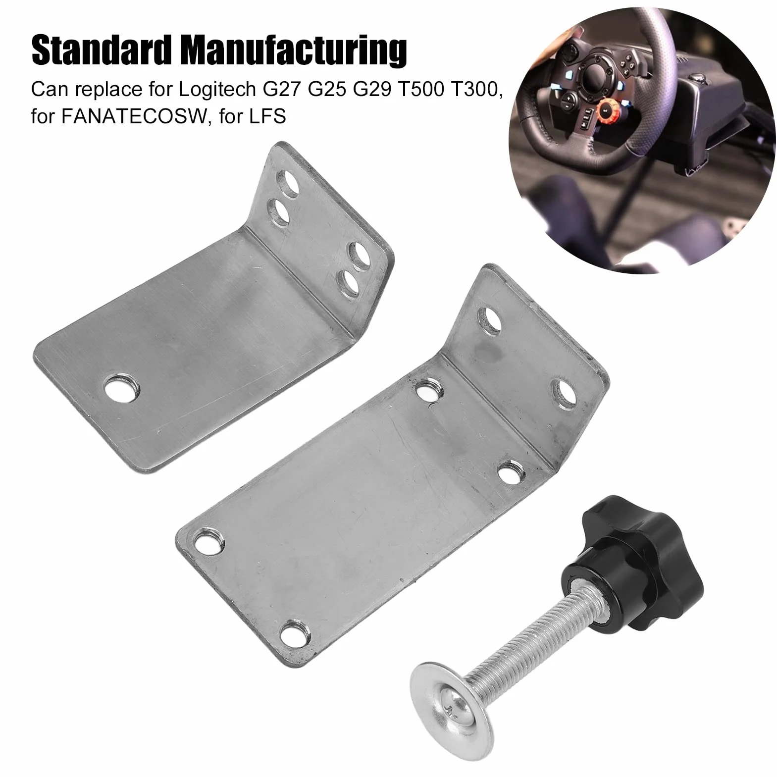 Soporte de Freno de Mano USB, Freno de Mano USB de 64 Bits para Juegos Sim Racing Soporte de Freno de Mano para G27 G25 G29 T500 T300 PC, Accesorio de Juego de Carreras de PC Plug And Play