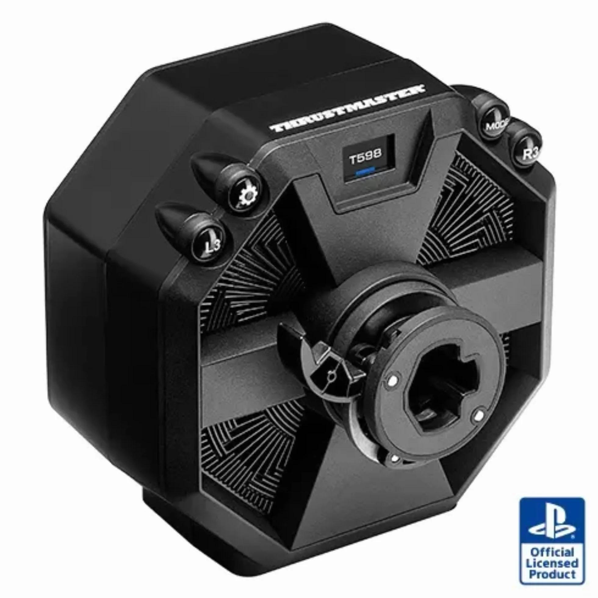 Thrustmaster T598 Servo Base - Motor de Conducción Direct Drive Axial de Alta Fidelidad, Respuesta Instantánea de 5 N·m, Pantalla Race Dash Integrada, Oficial para PlayStation 5 y Windows
