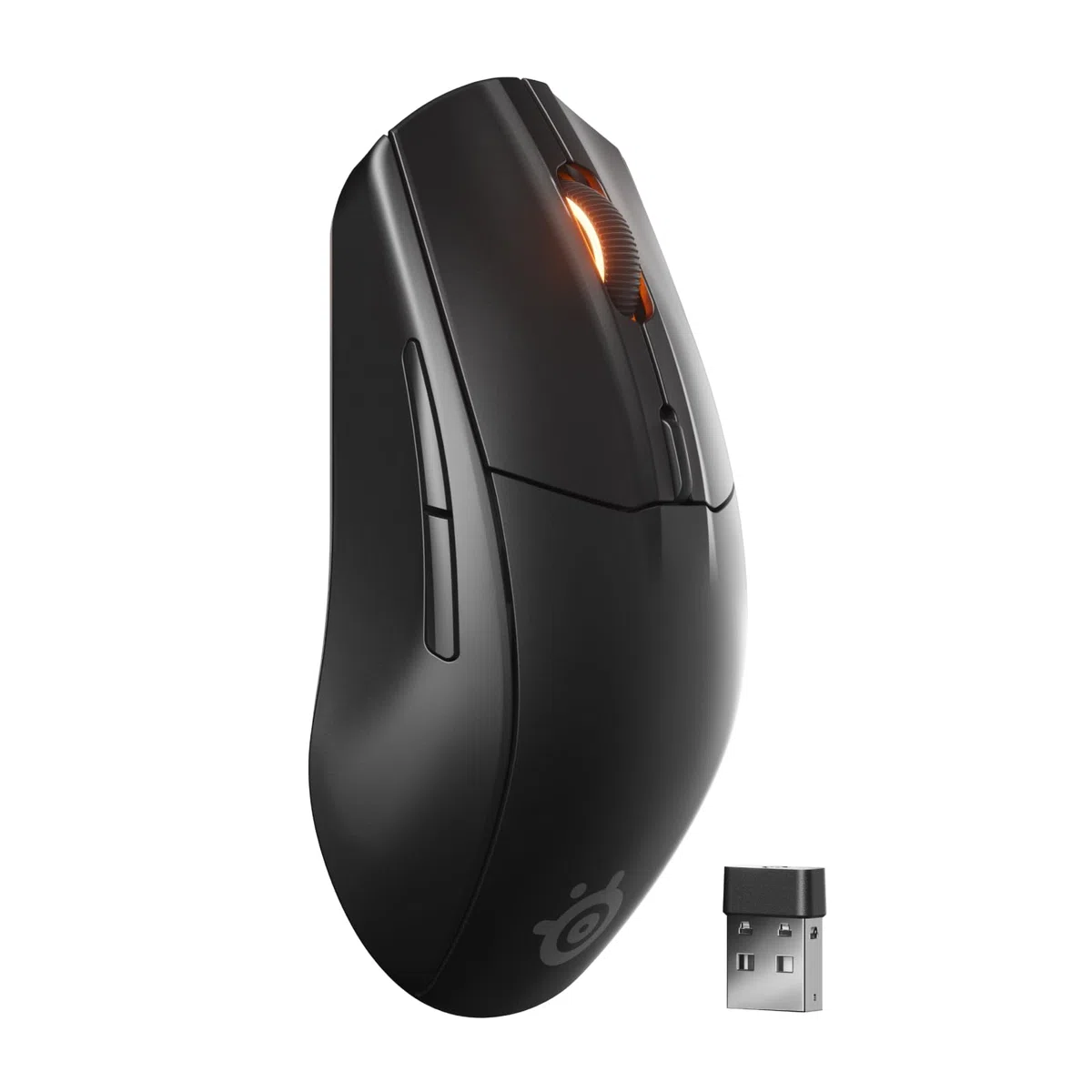 SteelSeries Rival 3 Wireless Gen 2 - Raton Gaming - 2,4GHz y Bluetooth - Sensor óptico TrueMove Air de 18000 dpi - Durabilidad de 60 M de clics - Ligero - Deslizadores 100% PTFE - Negro