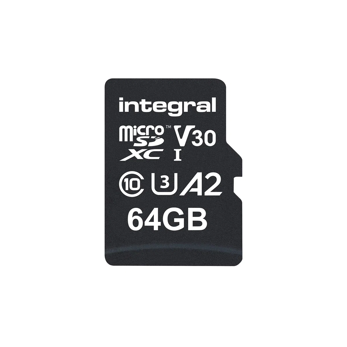Integral Tarjeta Micro SD de 64GB vídeo 4K Velocidad de Lectura 180 MB/s y Velocidad de Escritura 150MB/s MicroSDXC A2 C10 U3 UHS-I 180-V30 Nuestra Tarjeta de Memoria SD de Alta Velocidad más rápida