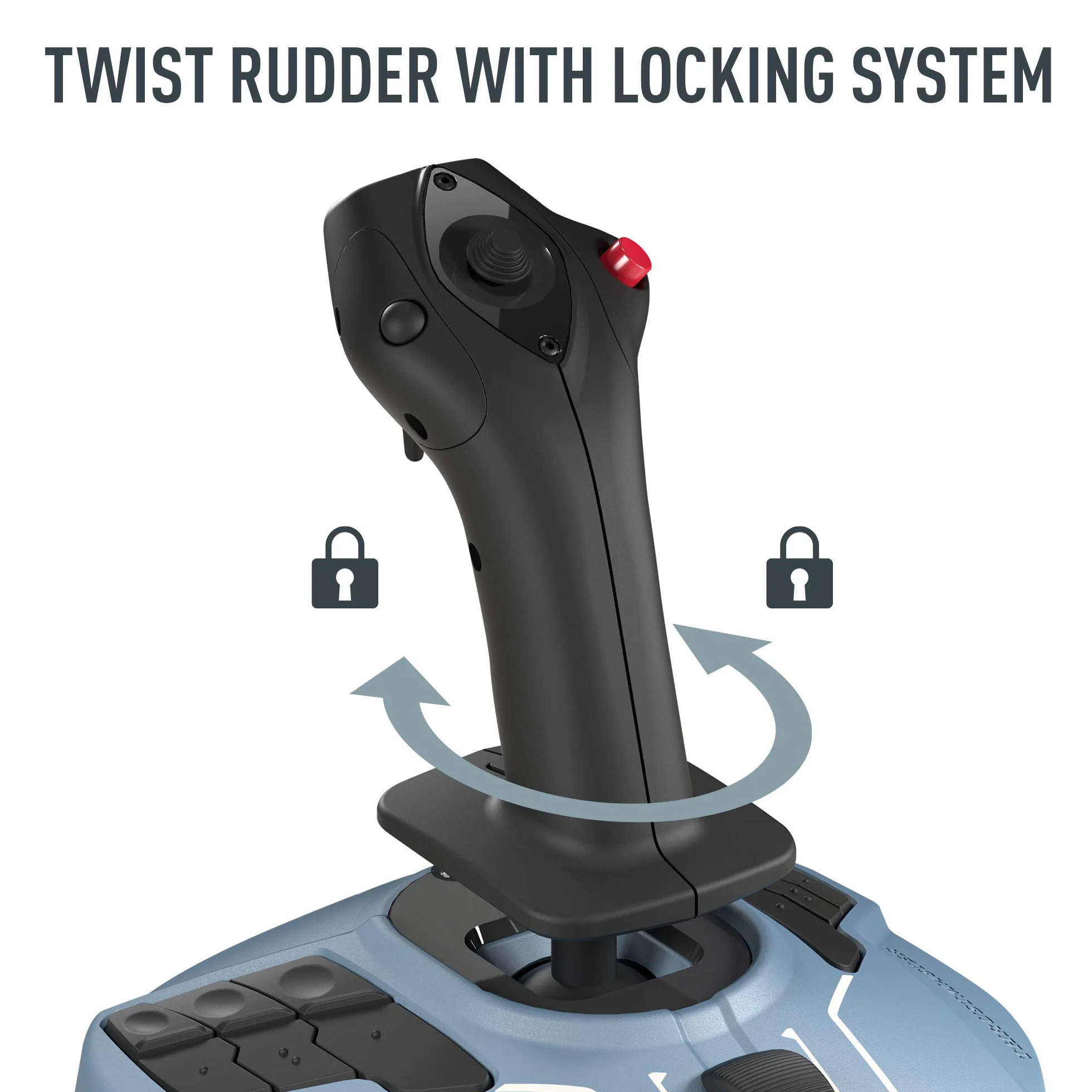 Thrustmaster TCA Captain Pack Airbus Edition Réplicas ergonómicas - Compatible con PC