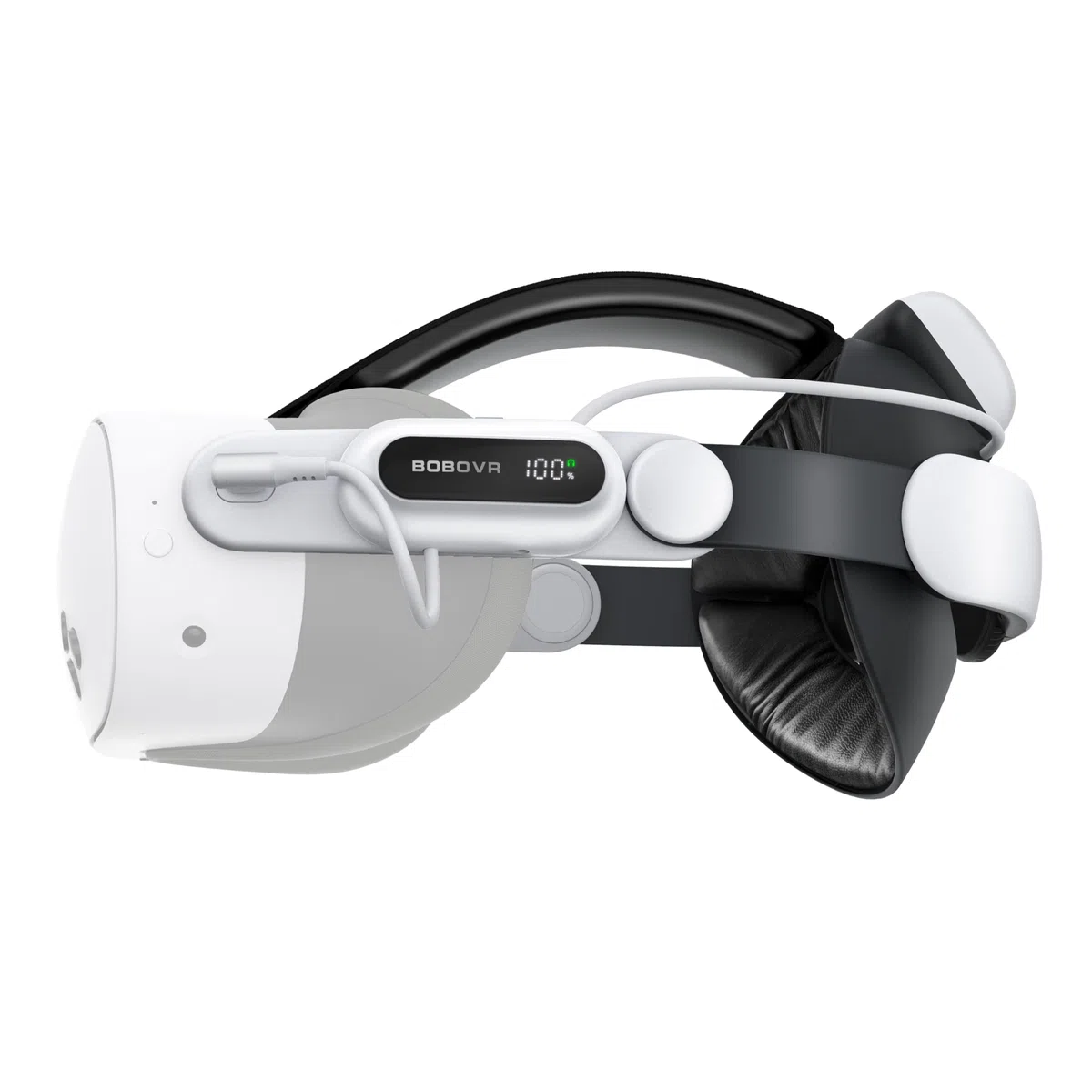 BOBOVR E3 Pro Batería Correa para la Cabez,Compatible con Meta Quest 3S/Quest 3,Batería de Carga rápida Intercambiable en Caliente de 10000 mAh y expansión de Audio de 3,5