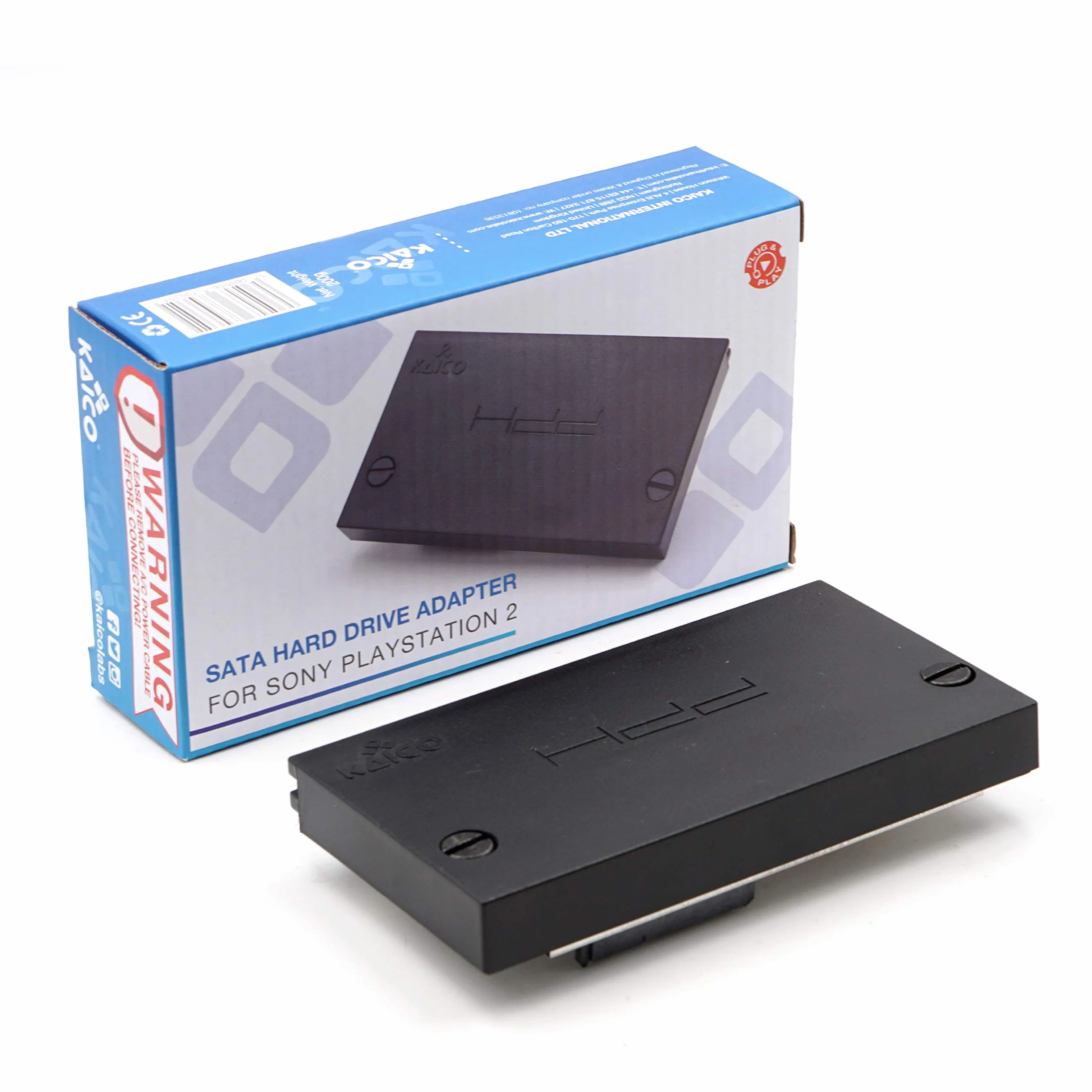 Edición Kaico - Adaptador de Disco Duro SATA HD Adaptador HDD para la Sony PlayStation2 PS2 - Ejecuta CFW como McBoot FMCB/FMHD Directamente Desde el Disco Duro