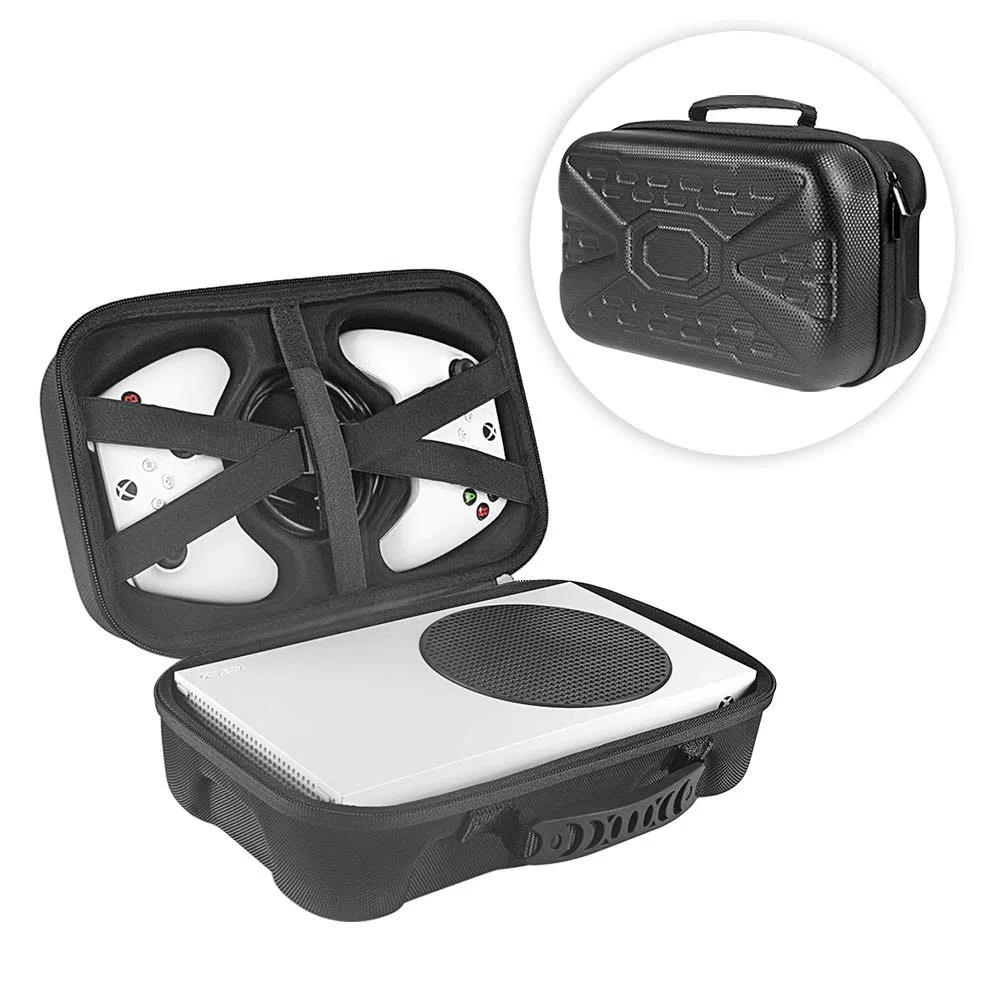 Yuhtech Estuche de Viaje para Xbox Series S Consola, Bolsa de Almacenamiento para Xbox Series S Consola, Controlador y Accesorios para Juegos