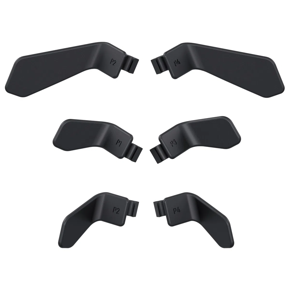 eXtremeRate Swift Paddles para Xbox Elite 1/2 Control, 6 en 1 Paletas Metálicas Reemplazo de Paletas Traseras Palas de Metal Intercambiable para Xbox One Elite & Elite Series 2 Mando(Negro)