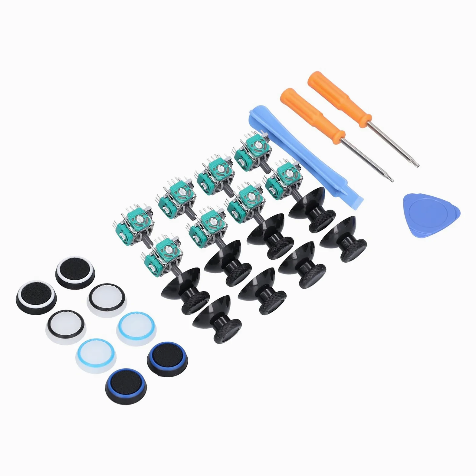 Kit de Joystick para One, Piezas de Repuesto para el Controlador One Compatible con el Controlador Regular S 1st 360(QM21071011 (Color Puro))