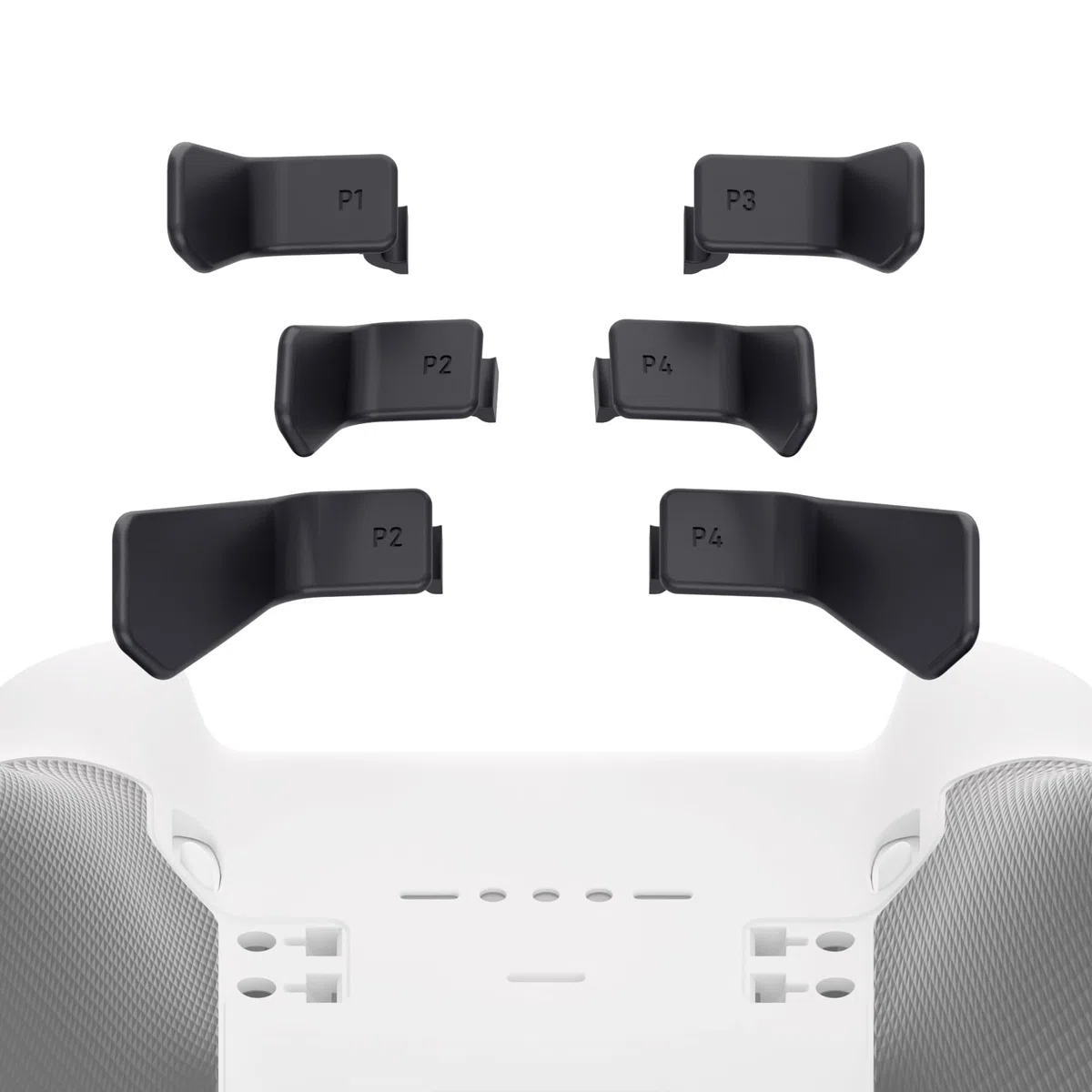 eXtremeRate Swift Paddles para Xbox Elite 1/2 Control, 6 en 1 Paletas Metálicas Reemplazo de Paletas Traseras Palas de Metal Intercambiable para Xbox One Elite & Elite Series 2 Mando(Negro)