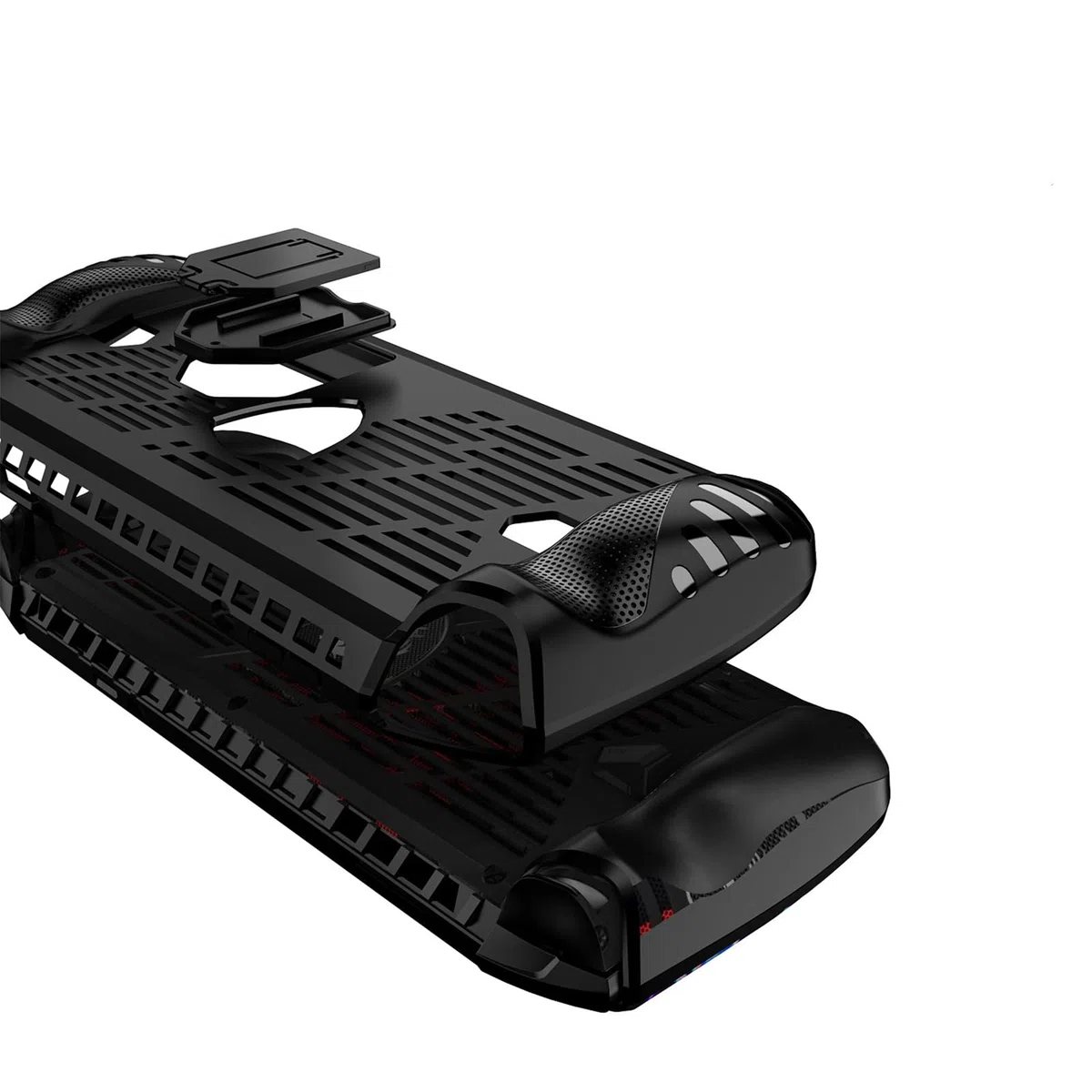 Funda para MSI Claw,Agarre TPU Estuche Protectora para MSI Claw A1M Juegos Portátiles,Funda Trasera Blanda con Soporte para MSI Claw(Negro)