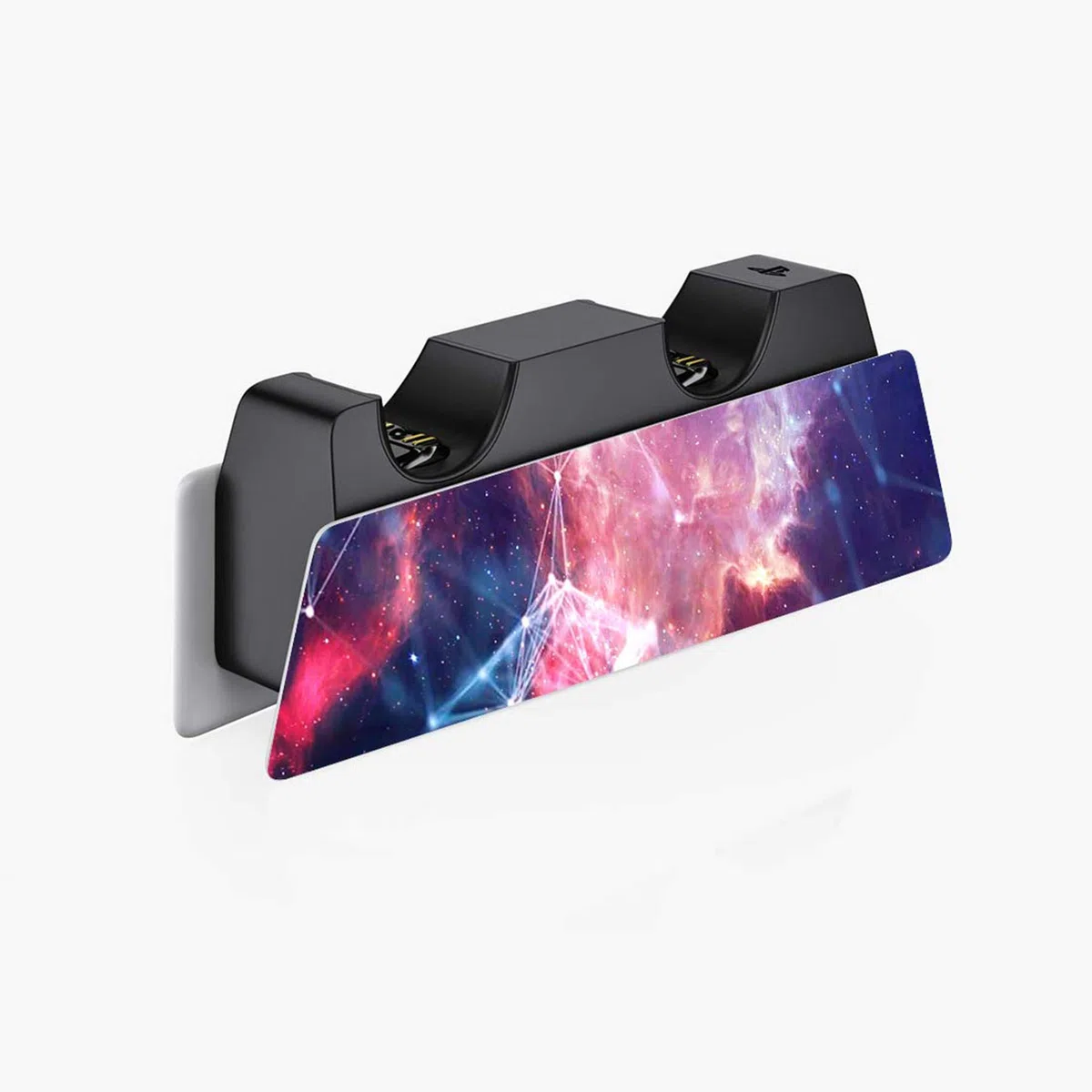 PlayVital Calcomanía Vinilo para ps5 Edición Disc - Pegatina Completa para Consola, Control, Estación de Recarga, Control Remoto y Audífonos, Skins Cubierta Protectora Adhesiva(Espacio Galáctico)