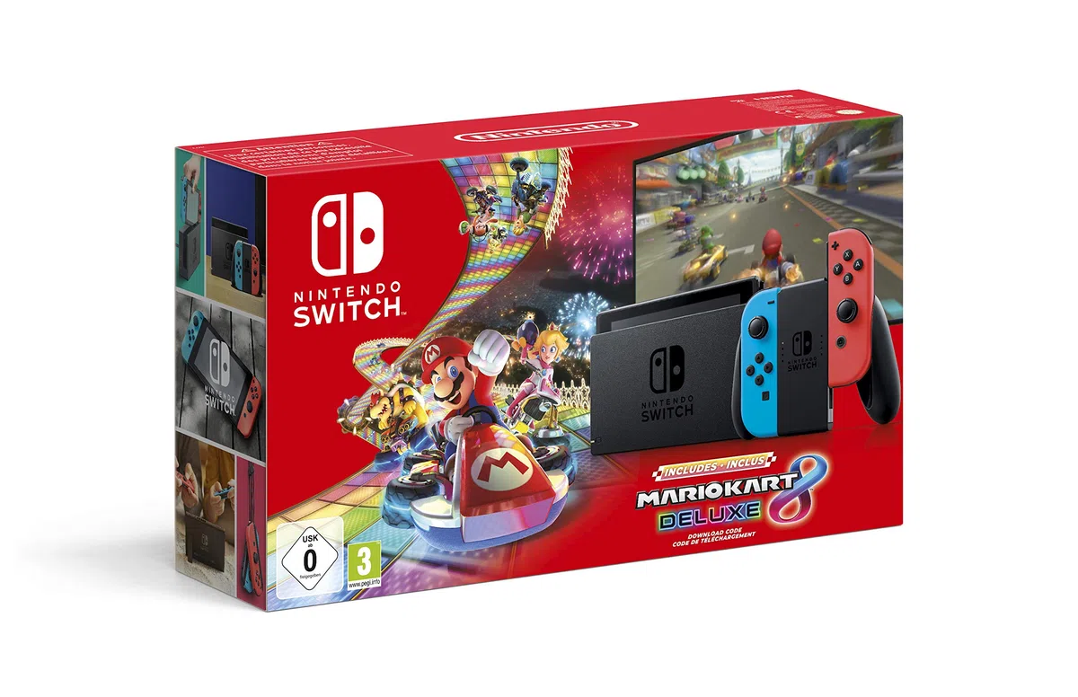 Console Nintendo Switch Mario Kart 8 Deluxe (Code de téléchargement du jeu inclus) [Importación francesa]