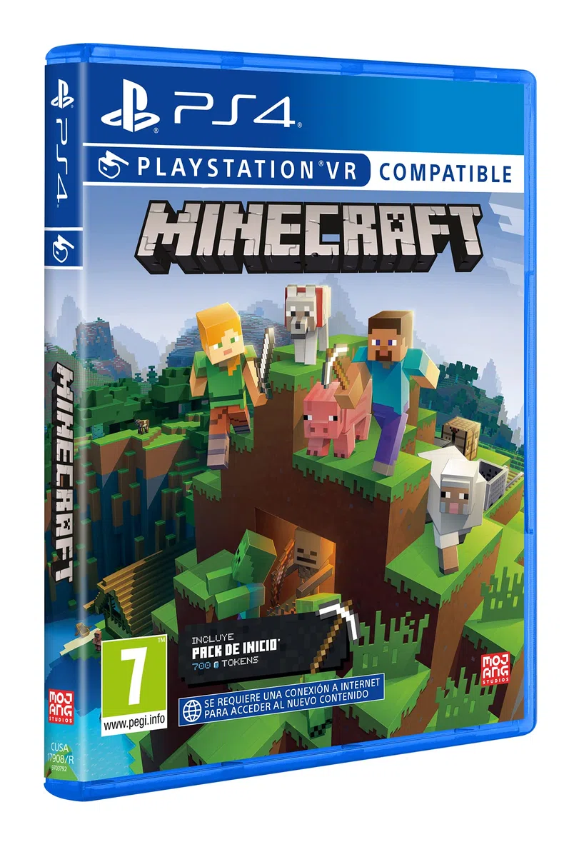 Sony Playstation- Minecraft Starter Col (Compatible VR)-PS4 Does Not Apply No Aplica Videojuegos, Multicolor, One Size (Sony VJGPS4SON21703792)