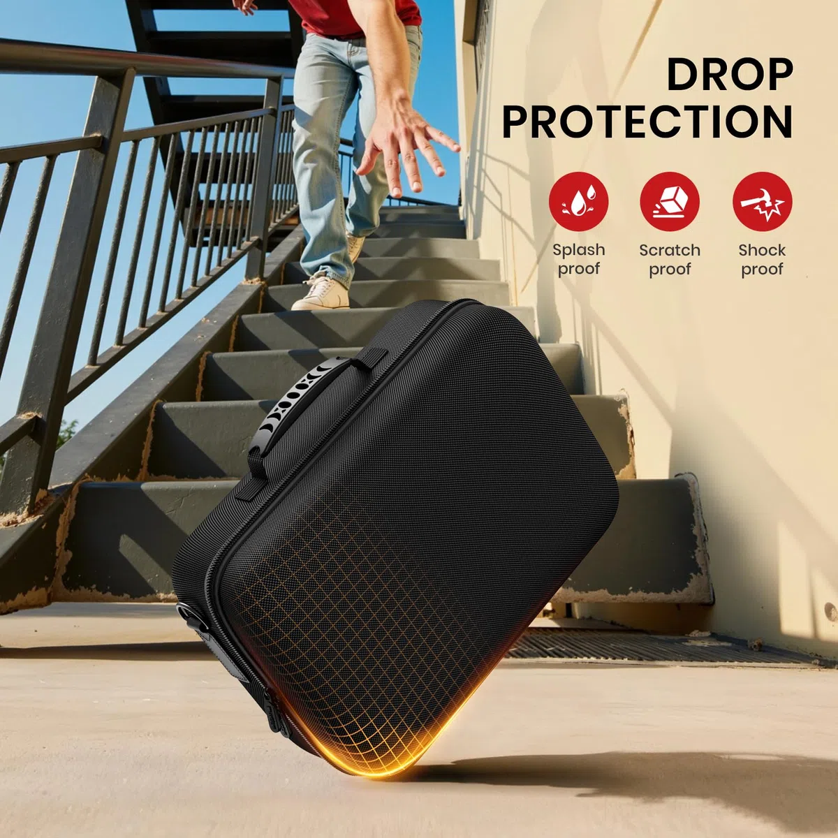 Lmcpa Funda para Nintendo Switch 2,Funda Protectora Dura de Viaje Rígida Todo en uno Grande,Estuche Rígida Portátil con Protección 22 Ranuras para Juegos para Switch 2 Accesorios,Negro